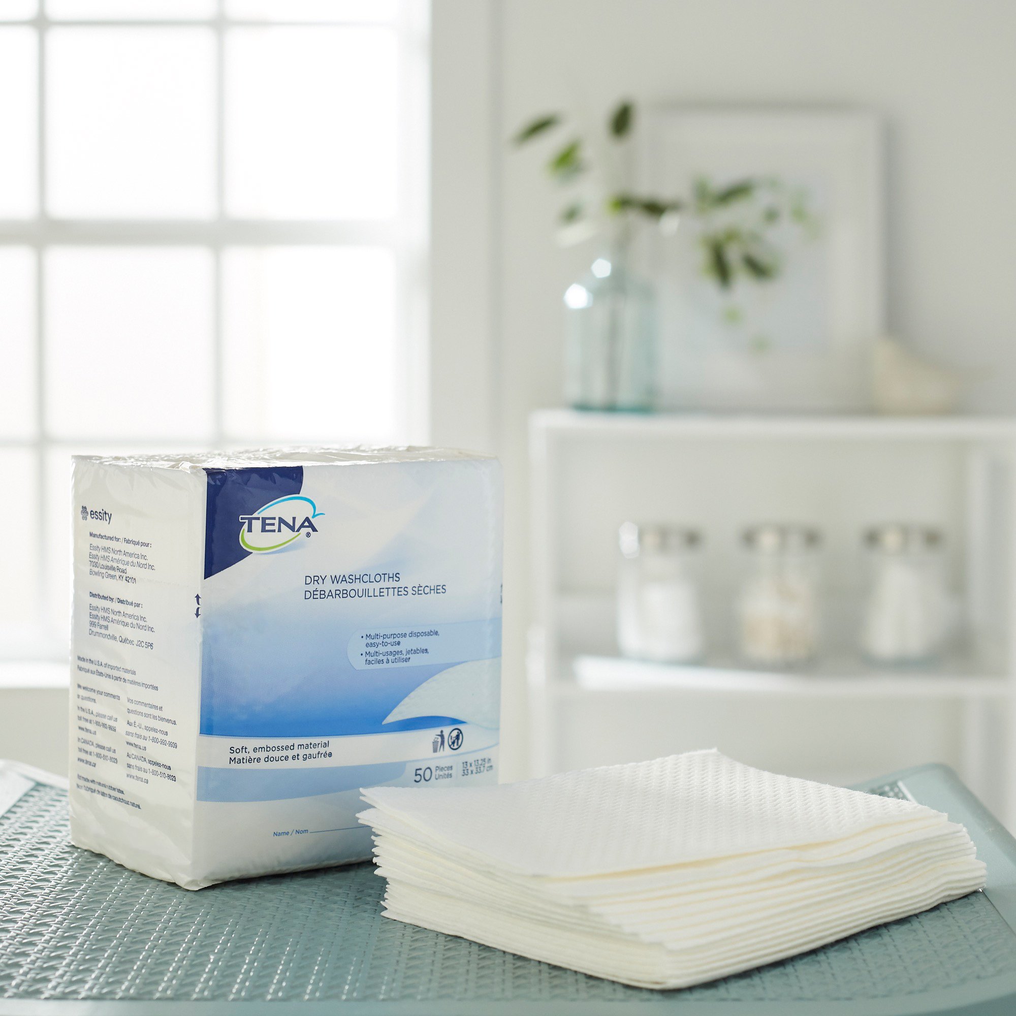 Tena® Dry Washcloths, Disposable - Image 3