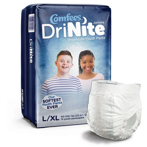 Comfees® DriNite® Juniors Absorbent Underwear, Large / Extra Large