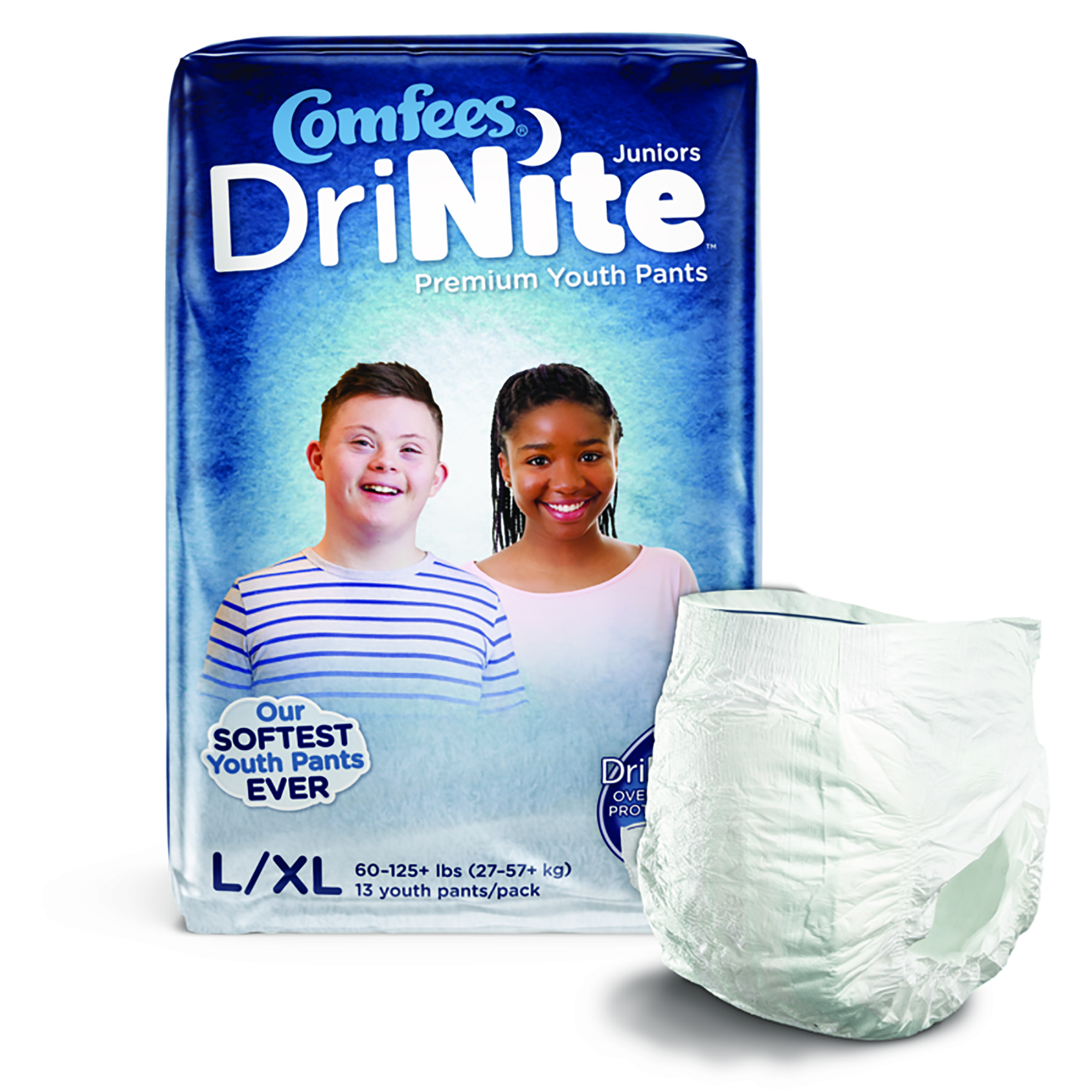 Comfees® DriNite® Juniors Absorbent Underwear, Large / Extra Large - Image 2