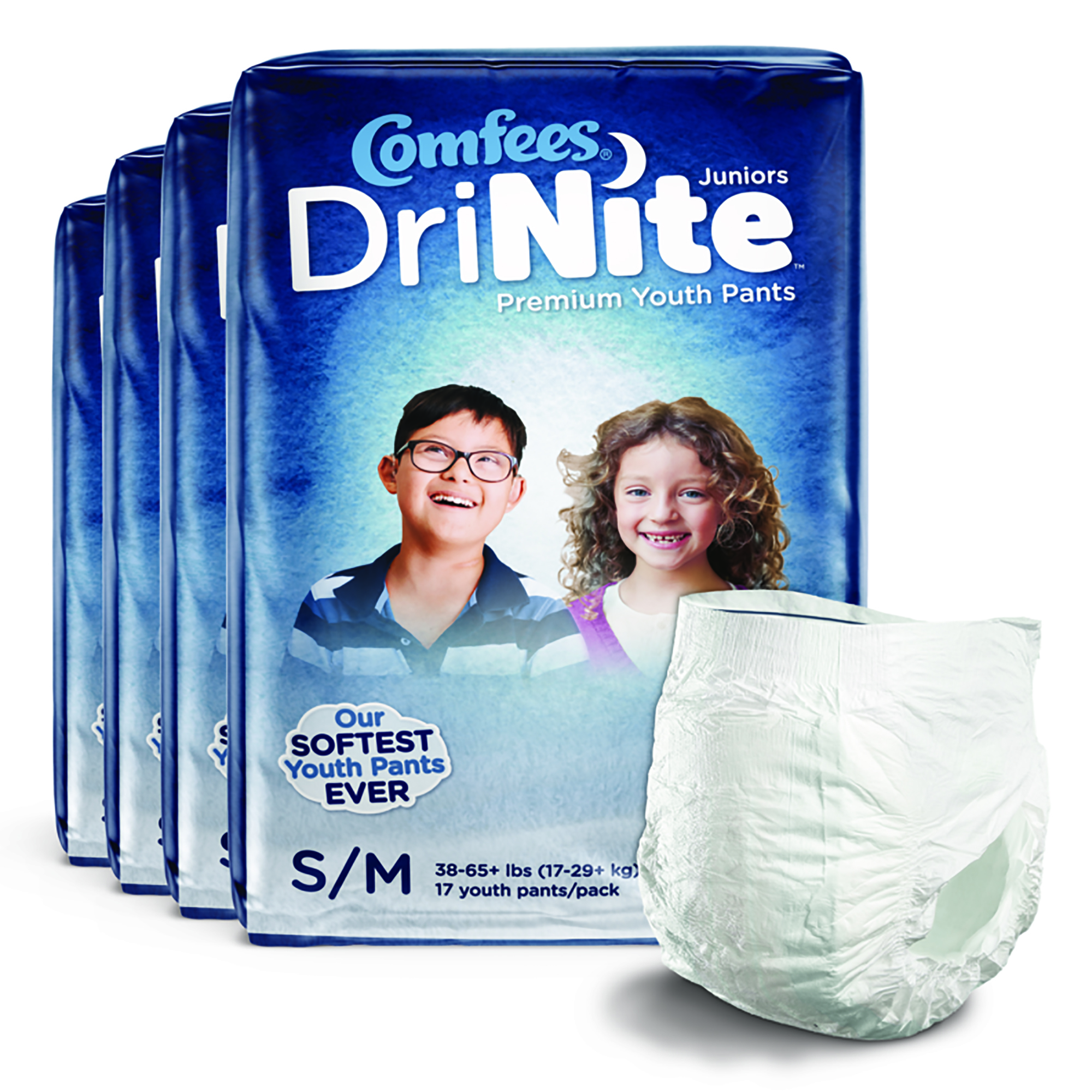 Comfees® DriNite® Juniors Absorbent Underwear, Small / Medium - Image 7