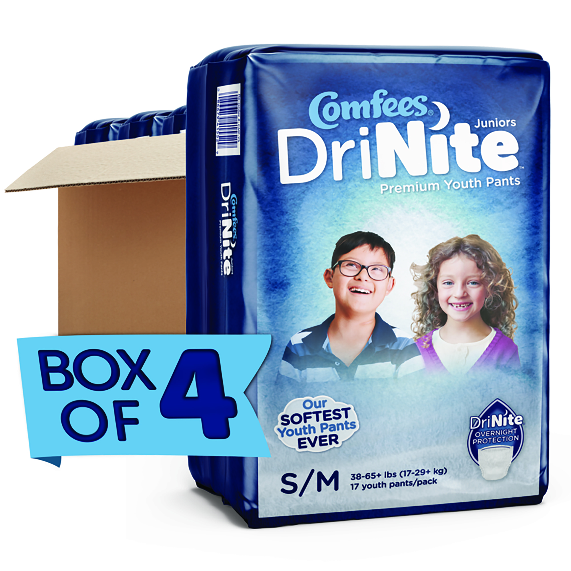 Comfees® DriNite® Juniors Absorbent Underwear, Small / Medium - Image 8