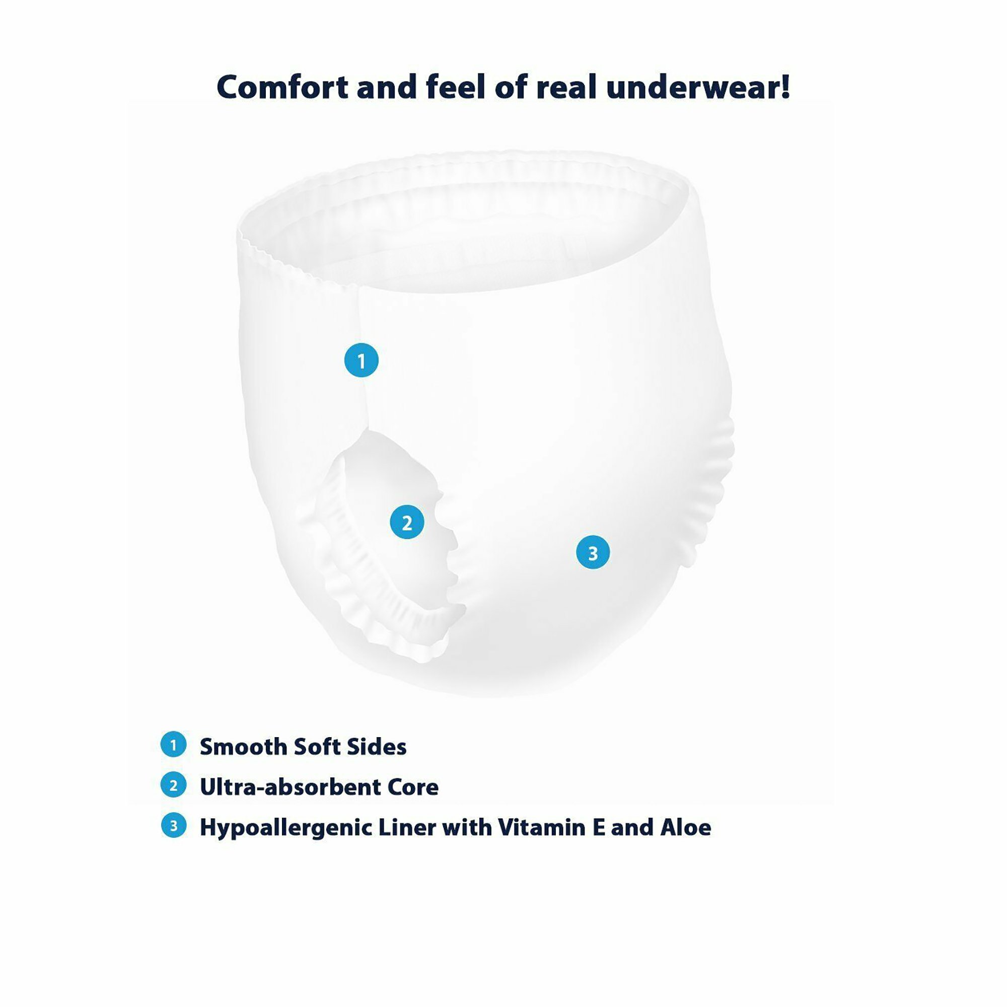 Cuties® Sleep Overs® Absorbent Underwear, Extra Large - Image 3