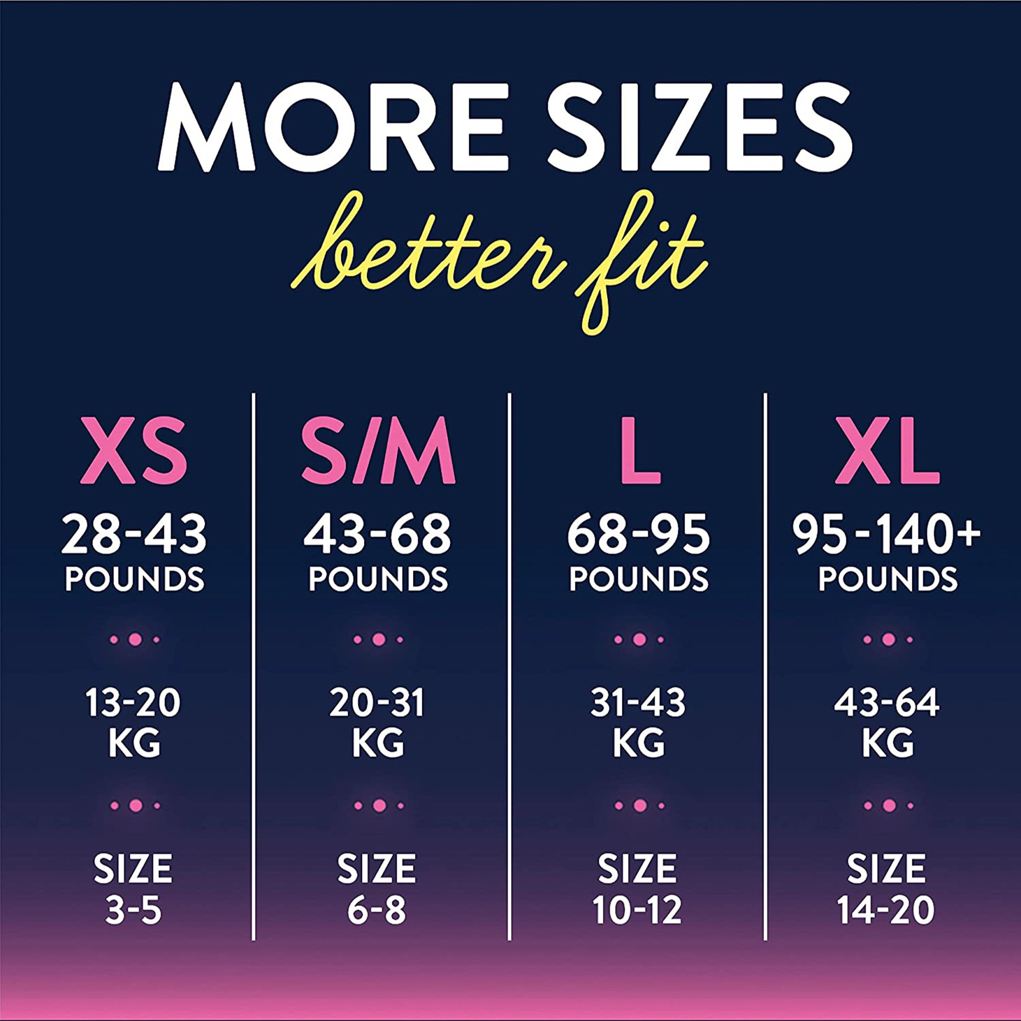 GoodNites® Absorbent Underwear for Girls, Small / Medium - Image 3