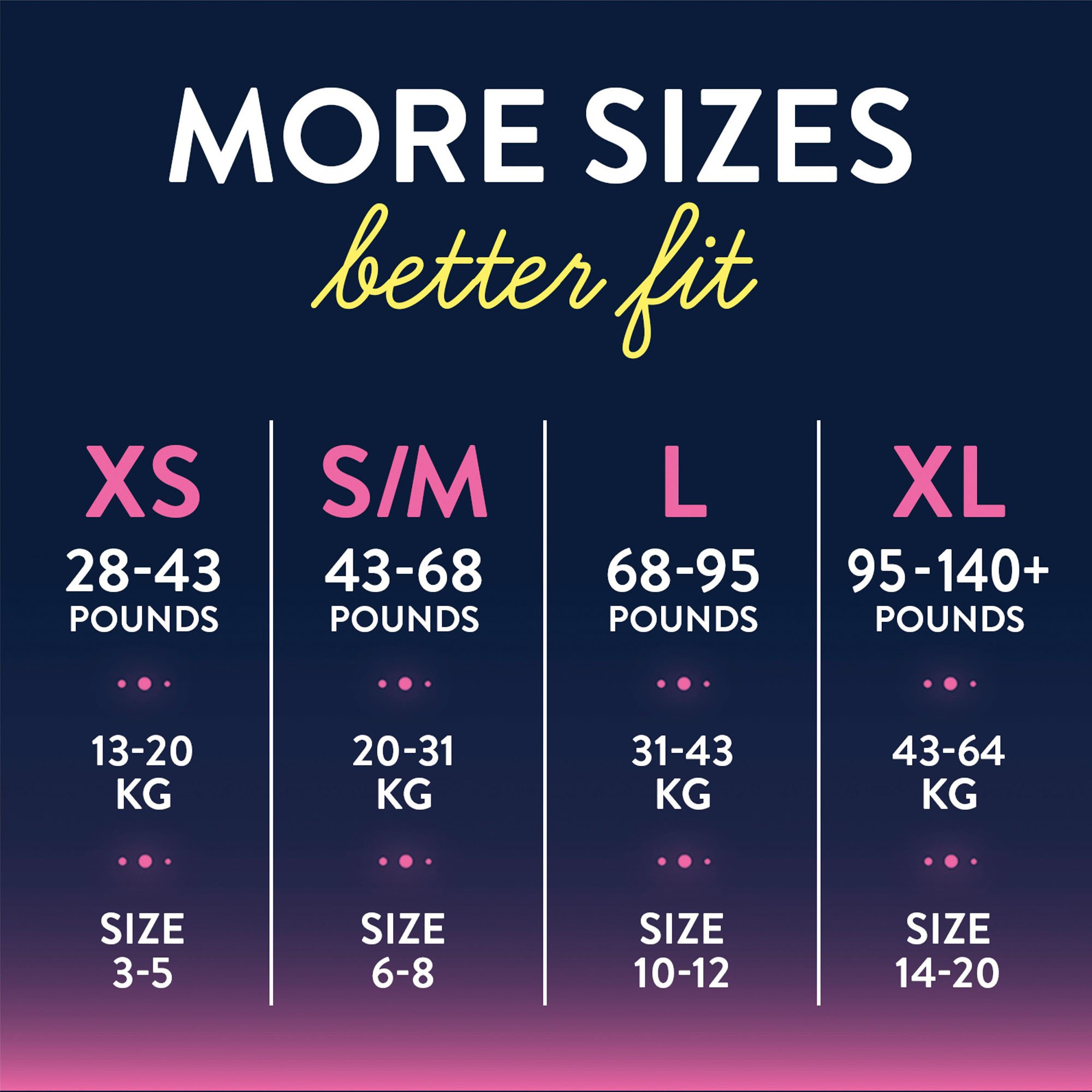 Goodnites® Heavy Absorbency Nighttime Underwear, Large for Girls 68 - 95 lbs. - Image 2