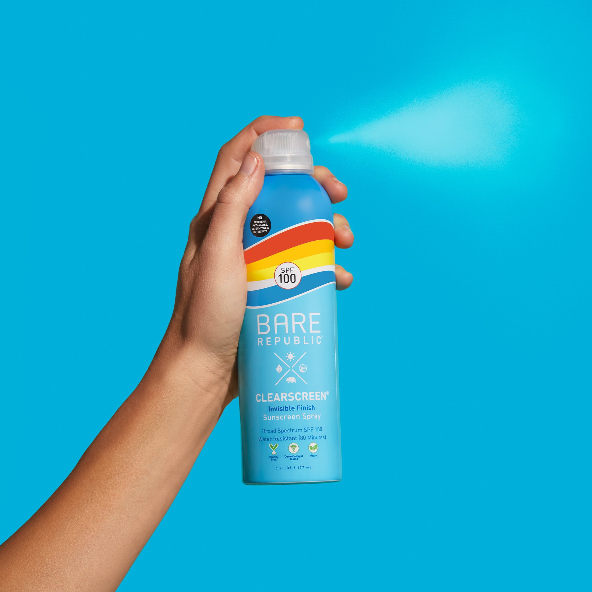 Bare Republic® Clearscreen® Nonaerosol Sunscreen Spray SPF 100, 6-ounce Can - Image 4