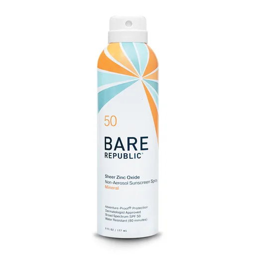 Bare Republic® Sheer Zinc Oxide Nonaerosol Sunscreen Spray SPF 50