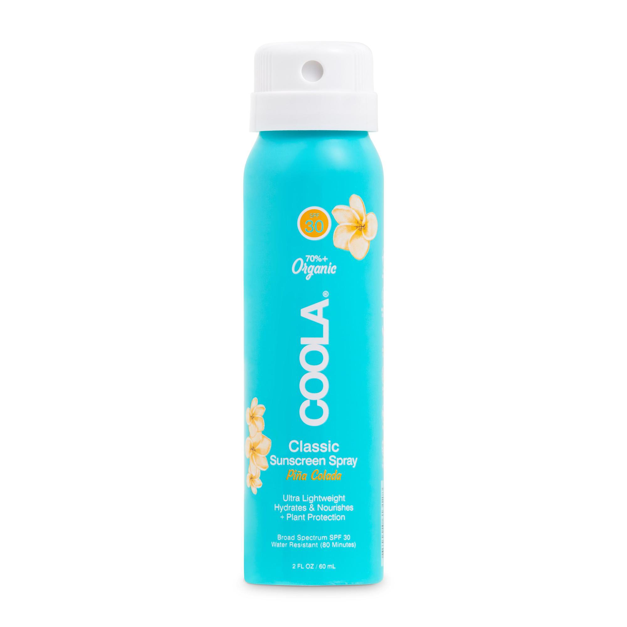 Coola® Classic Body Sunscreen Spray SPF 30 Pina Colada Scent, 2-oz Aerosol Can