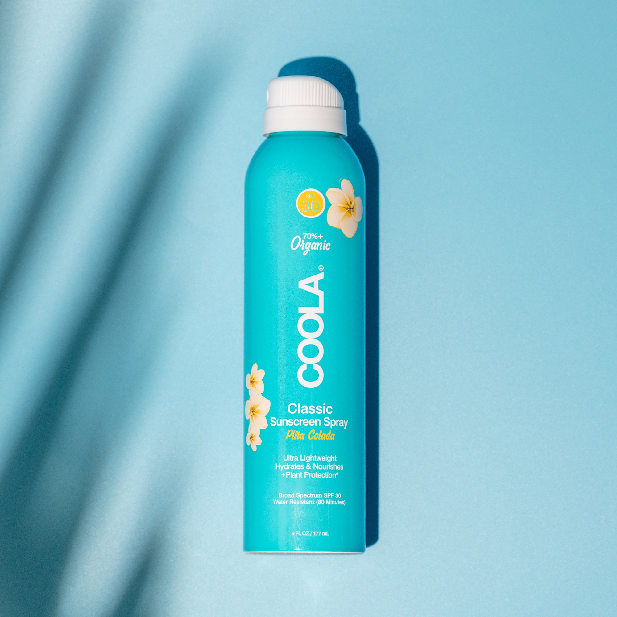 Coola® Classic Body Sunscreen Spray SPF 30 Pina Colada Scent, 6-oz Aerosol Can - Image 3