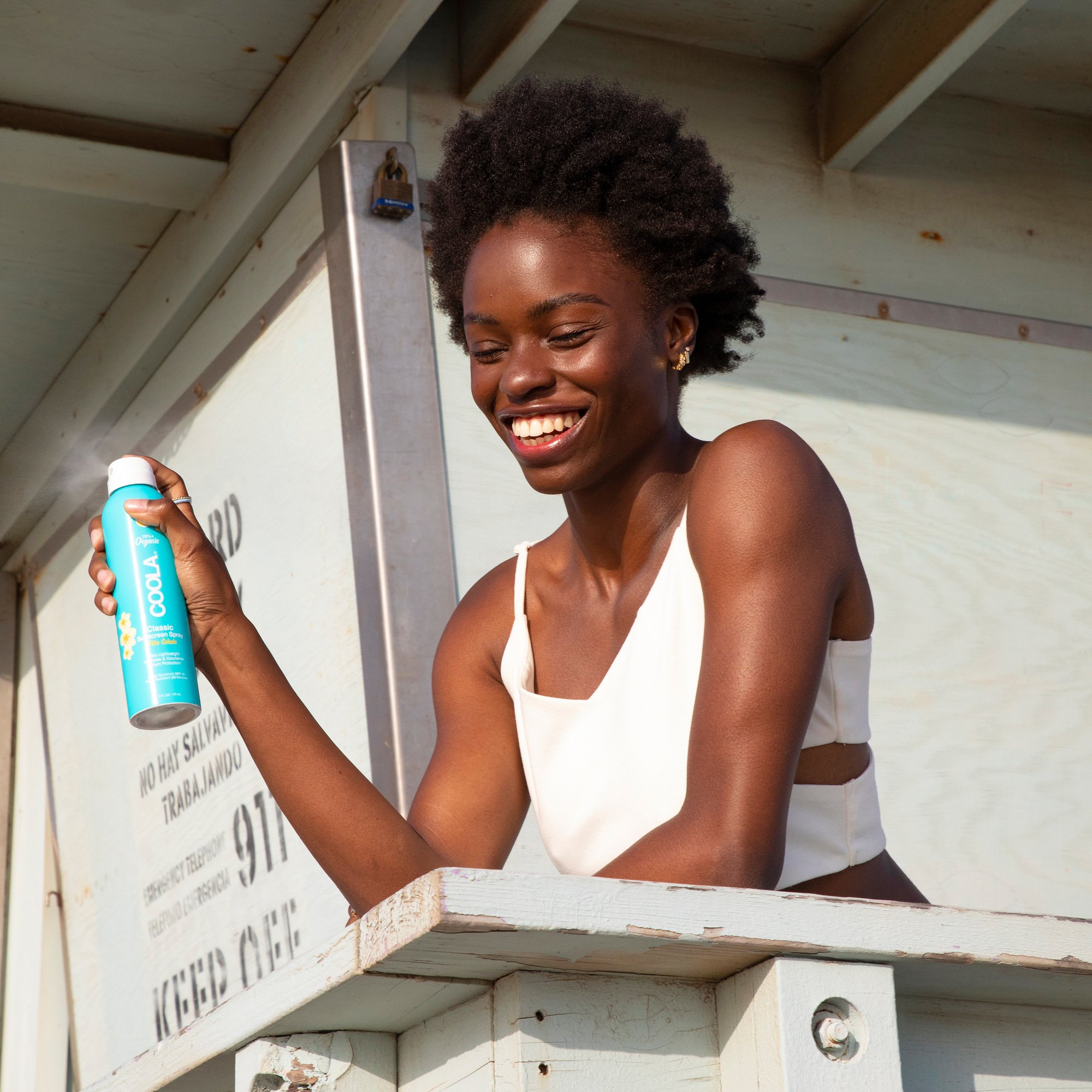 Coola® Classic Body Sunscreen Spray SPF 30 Pina Colada Scent, 6-oz Aerosol Can - Image 5