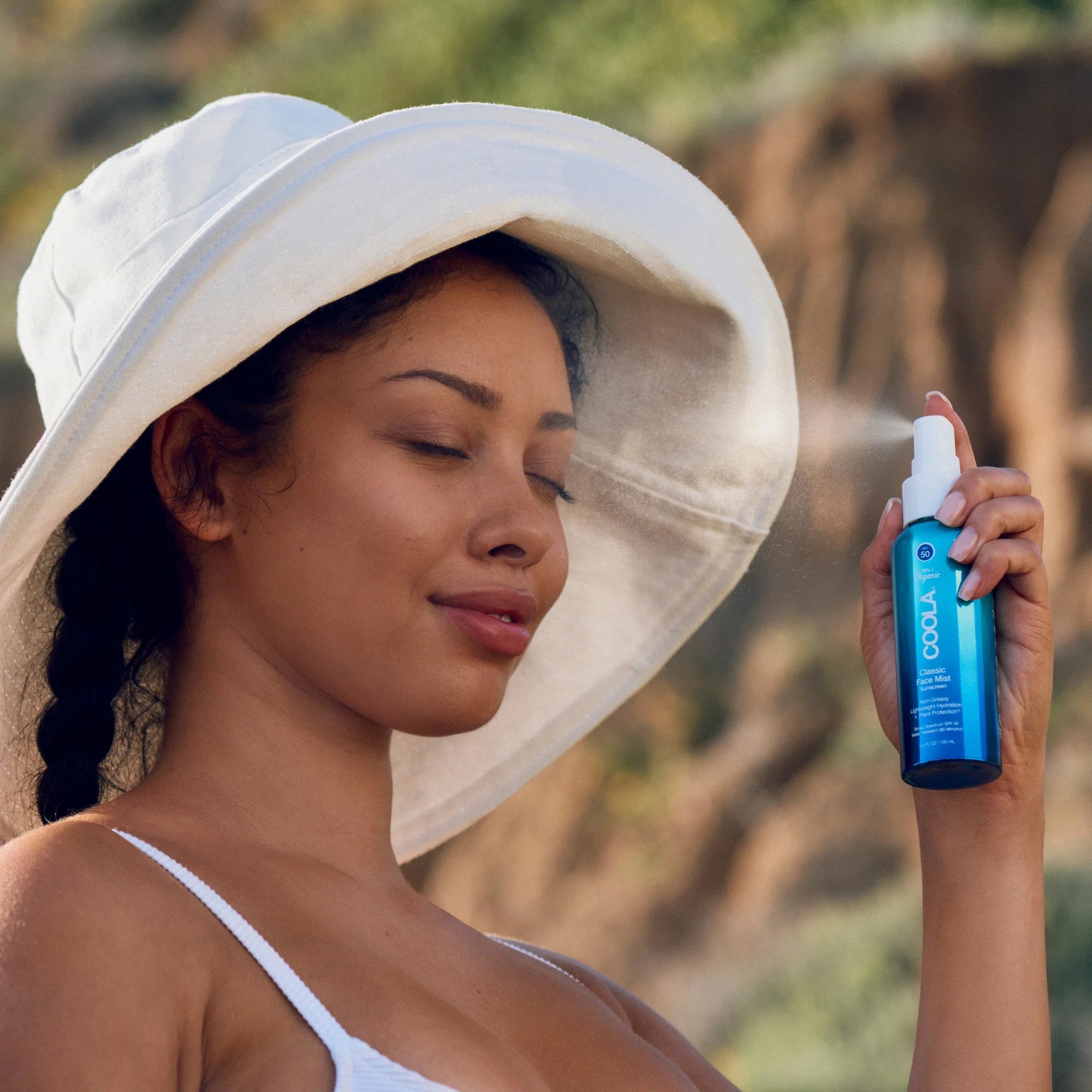 Coola® Classic Face Mist Sunscreen with Plant Protection® SPF 50, 3.4-ounce Can - Image 4