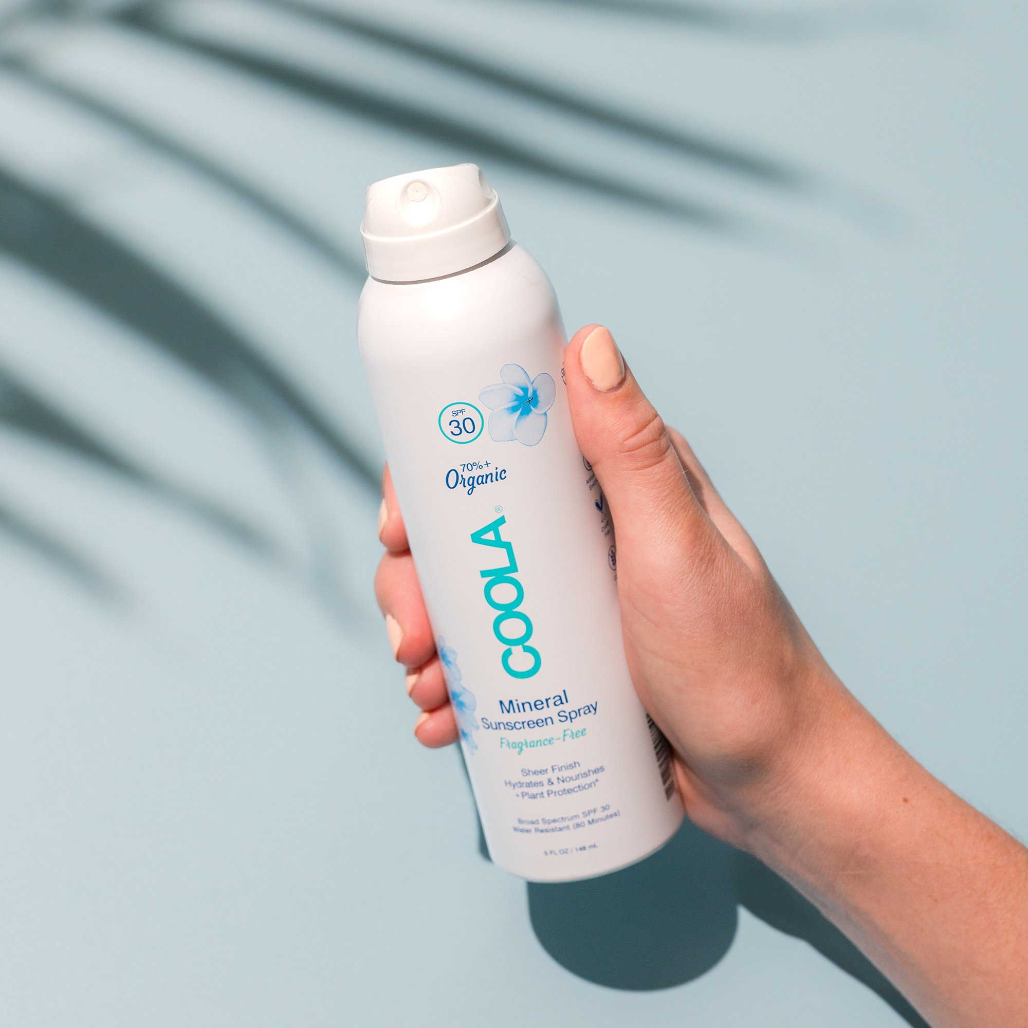 Coola® Zinc Oxide Sunscreen Spray Fragrance Free SPF 30, 5-ounce Aerosol Can - Image 3