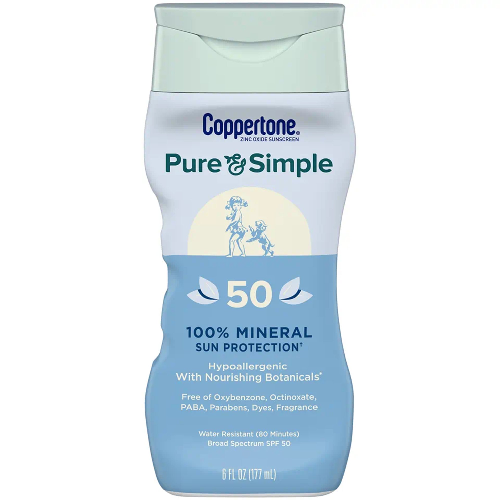 Coppertone® Pure and Simple SPF 50 Mineral Sunscreen Spray, 5 oz.