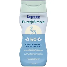 Coppertone® Pure and Simple SPF 50 Mineral Sunscreen Spray, 5 oz.