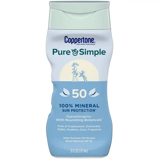 Coppertone® Pure and Simple SPF 50 Mineral Sunscreen Spray, 5 oz.