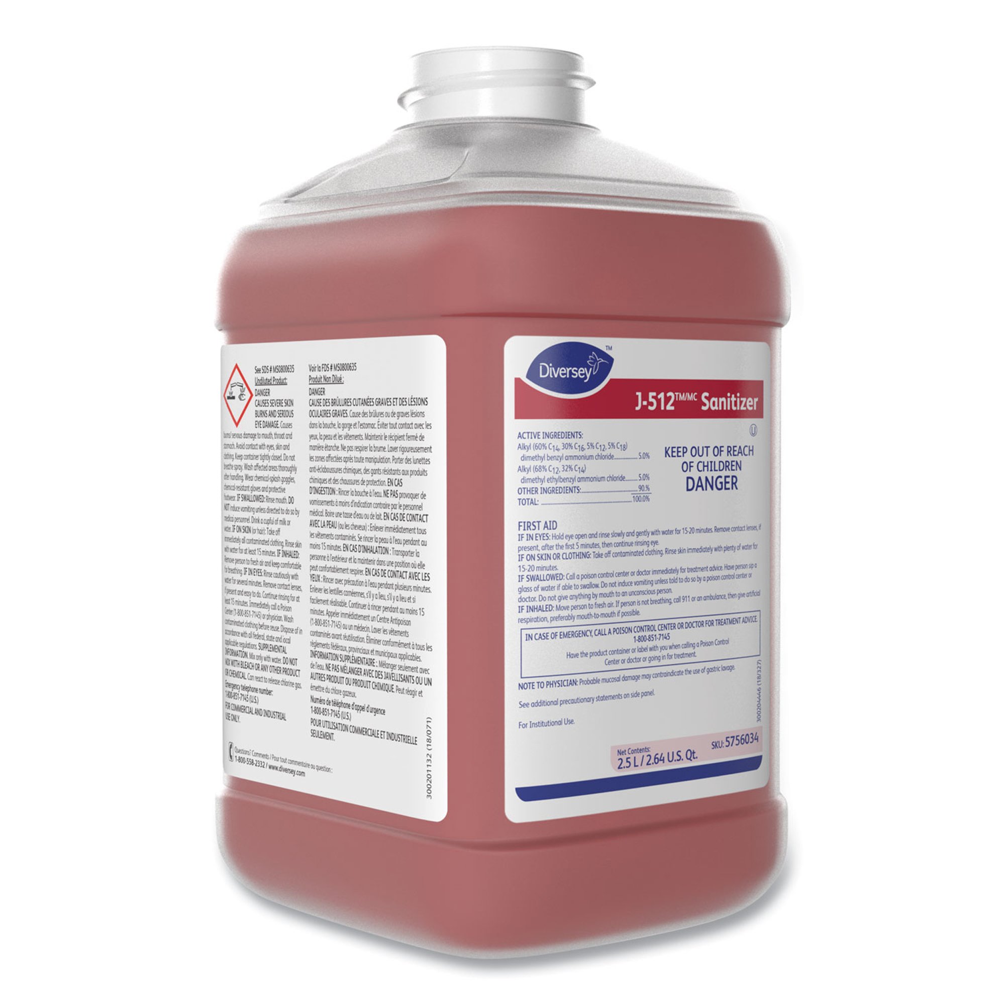 J-512™ Sanitizer Surface Disinfectant Cleaner - Image 2