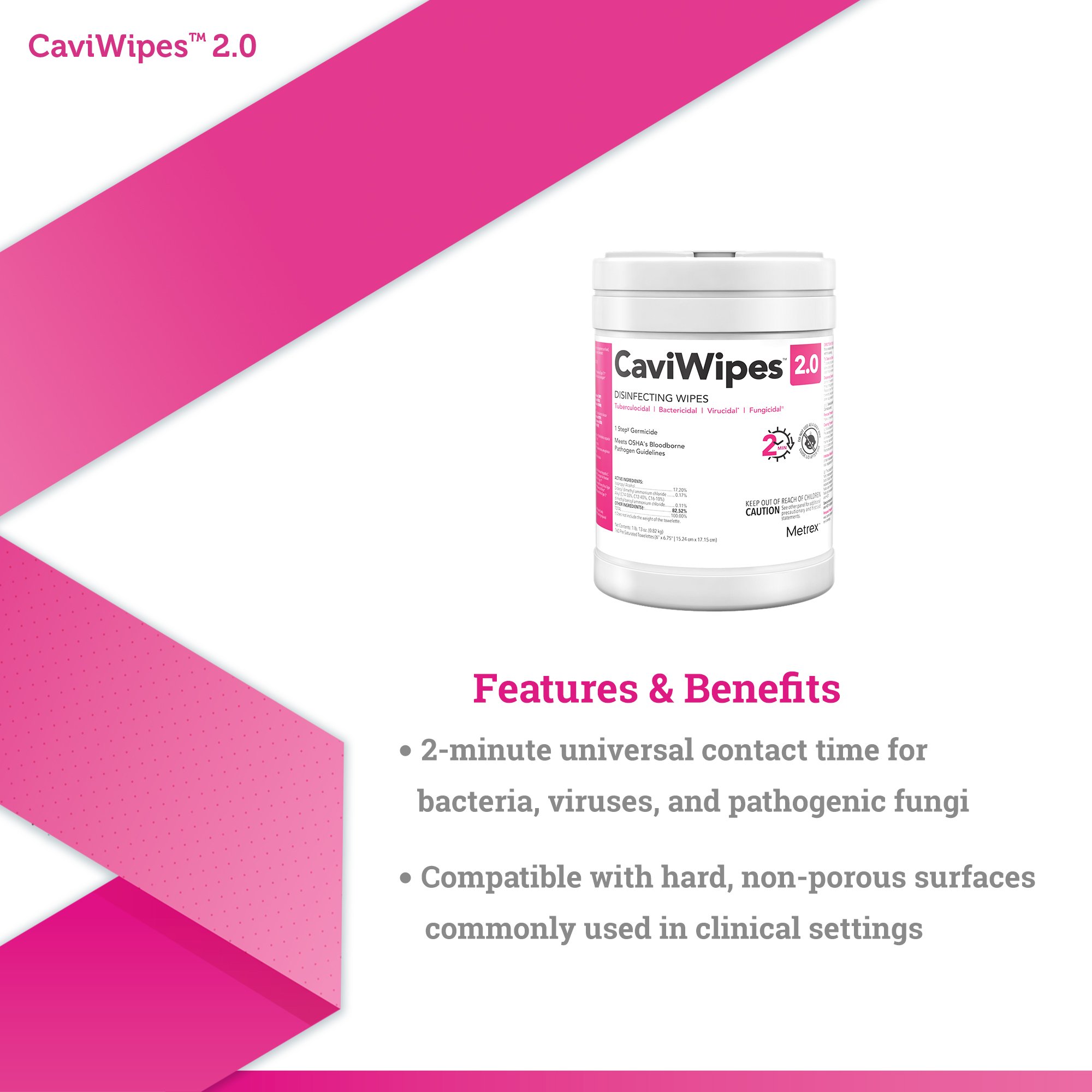 CaviWipes™ 2.0 Disinfecting Wipes, Extra Large - Image 3