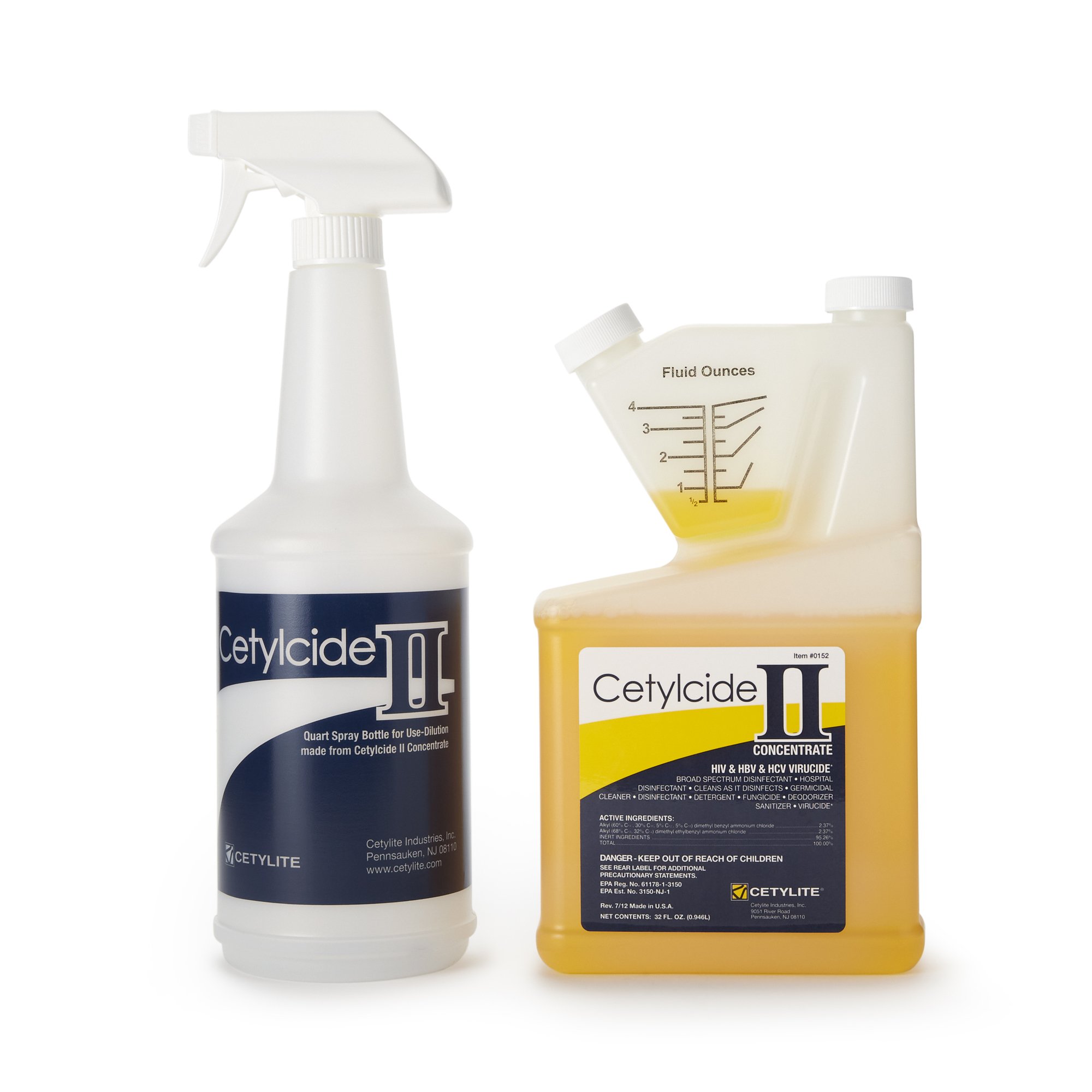 Cetylcide-II® Surface Disinfectant Concentrate, 32 oz. - Image 2