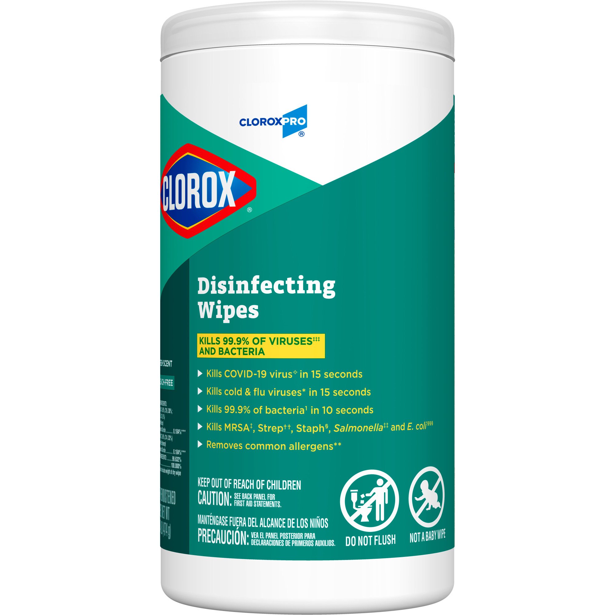 Clorox Pro™ Clorox® Disinfecting Wipes, Fresh Scent, 75 ct. - Image 4
