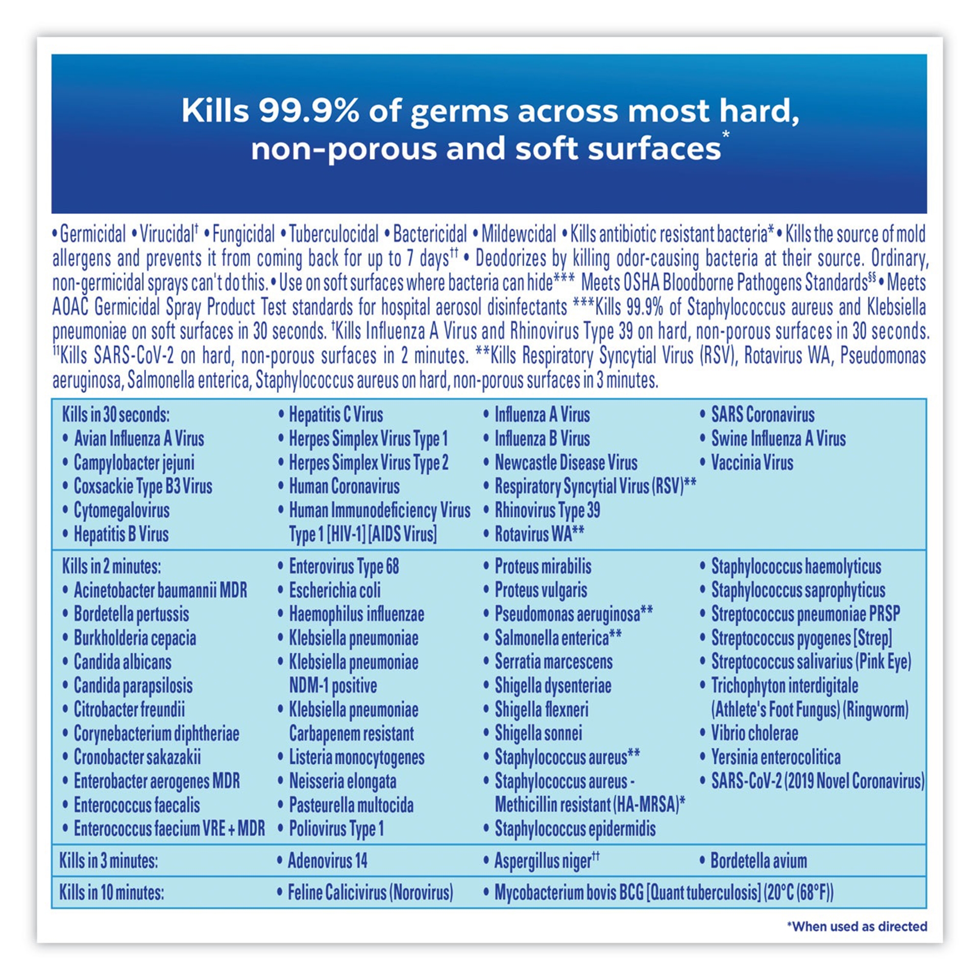 Lysol® I.C.™ Surface Disinfectant, 19-ounce Aerosol Spray Can - Image 2