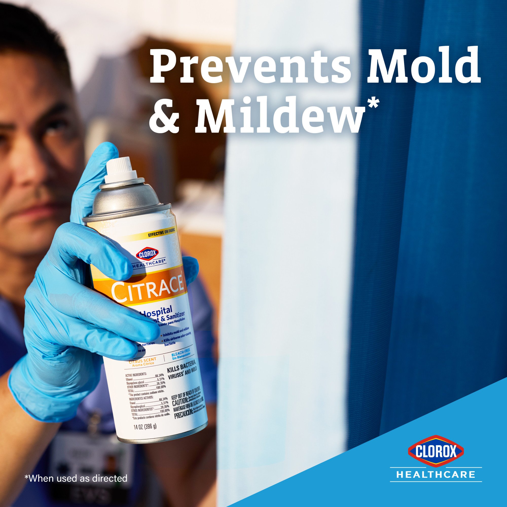 Clorox Healthcare® Citrace® Hospital Disinfectant & Sanitizer, Citrus Scent - Image 7