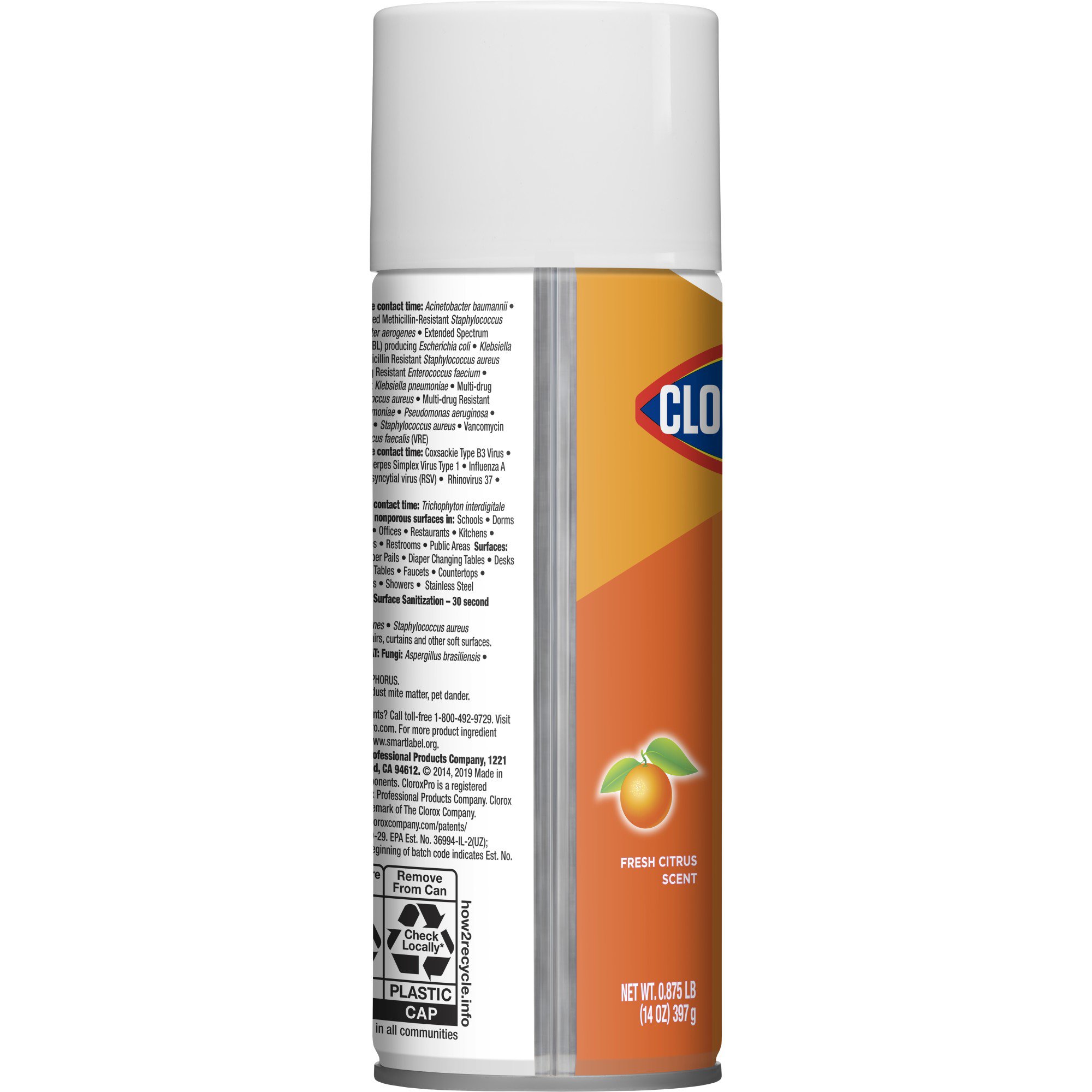 Clorox Pro™ Clorox® 4 in One Surface Disinfectant and Sanitizer, Citrus Scent - Image 8