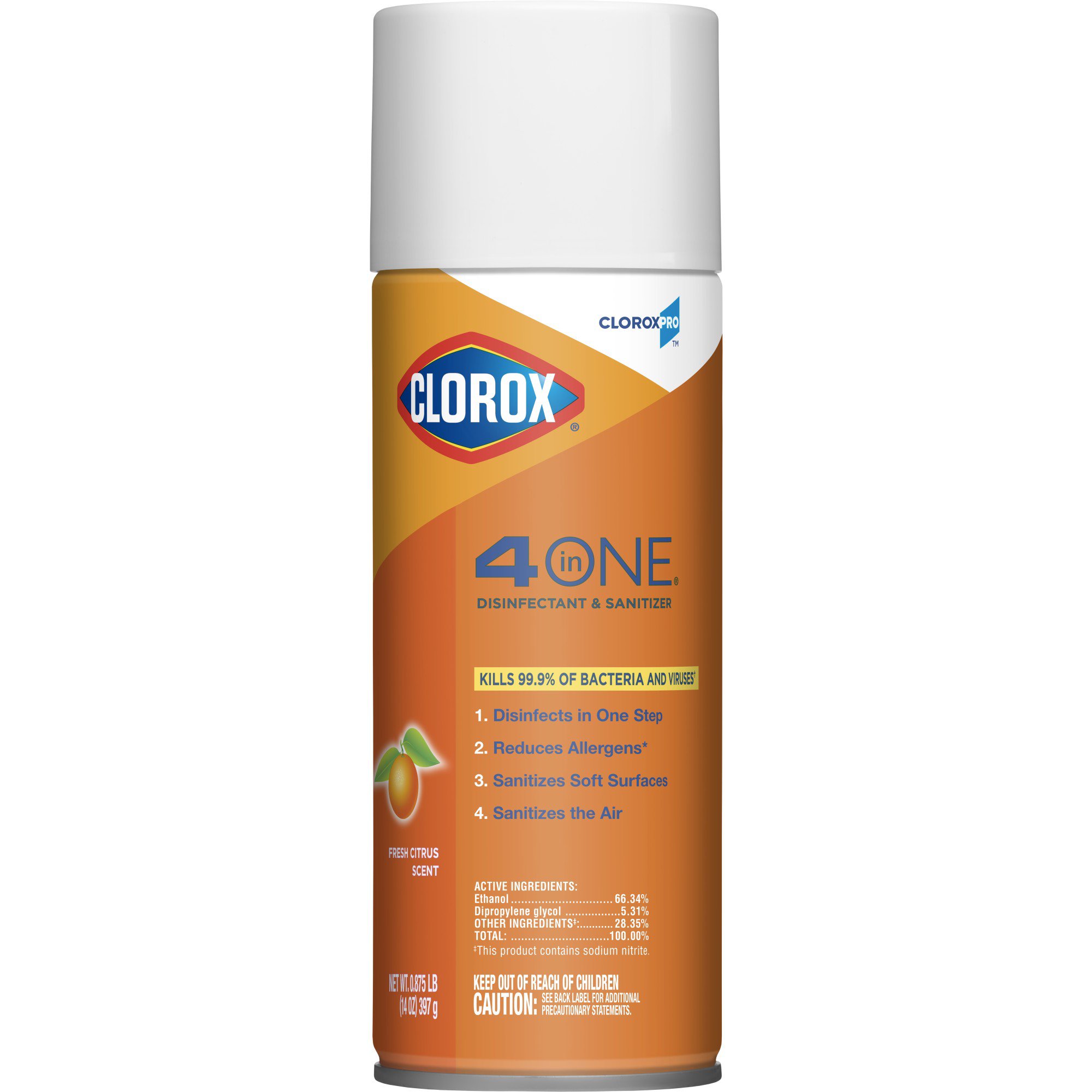 Clorox Pro™ Clorox® 4 in One Surface Disinfectant and Sanitizer, Citrus Scent