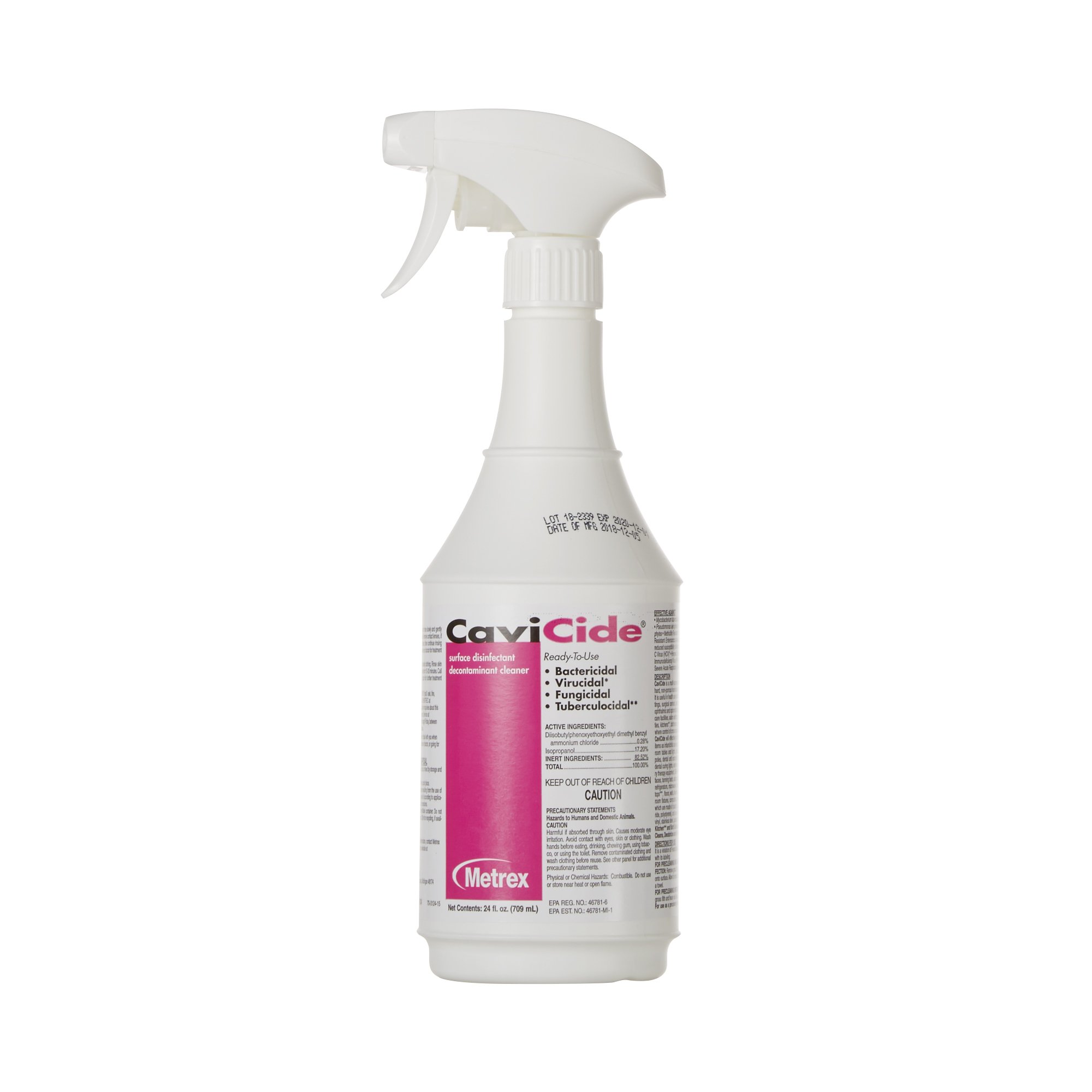 CaviCide Surface Disinfectant Cleaner, Alcohol Based, 24-ounce Bottle