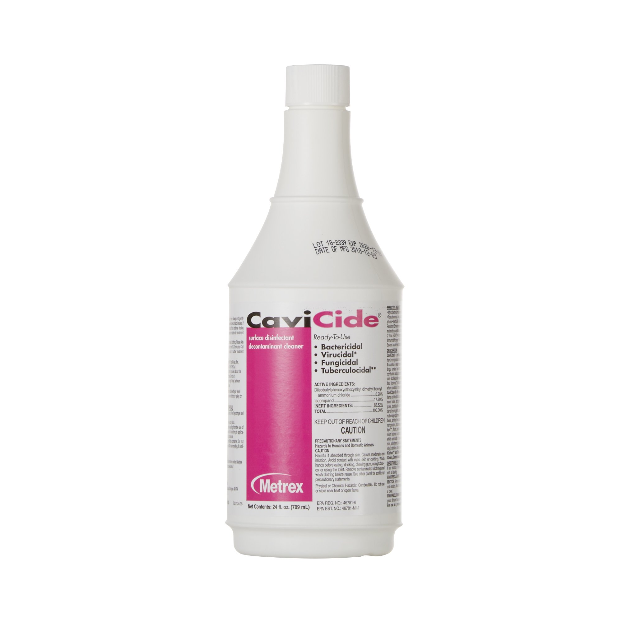 CaviCide Surface Disinfectant Cleaner, Alcohol Based, 24-ounce Bottle - Image 3