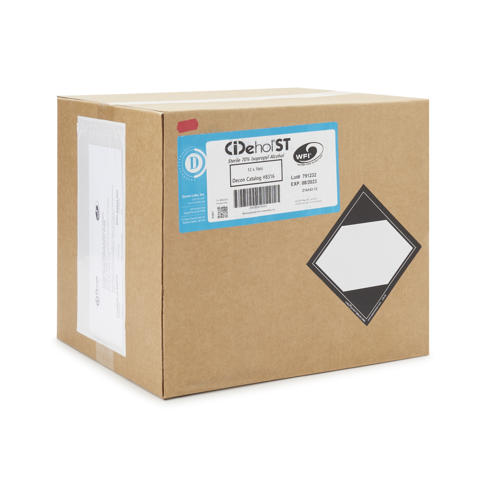 CiDehol® ST Surface Disinfectant Cleaner, 16-ounce Trigger Spray Bottle - Image 3