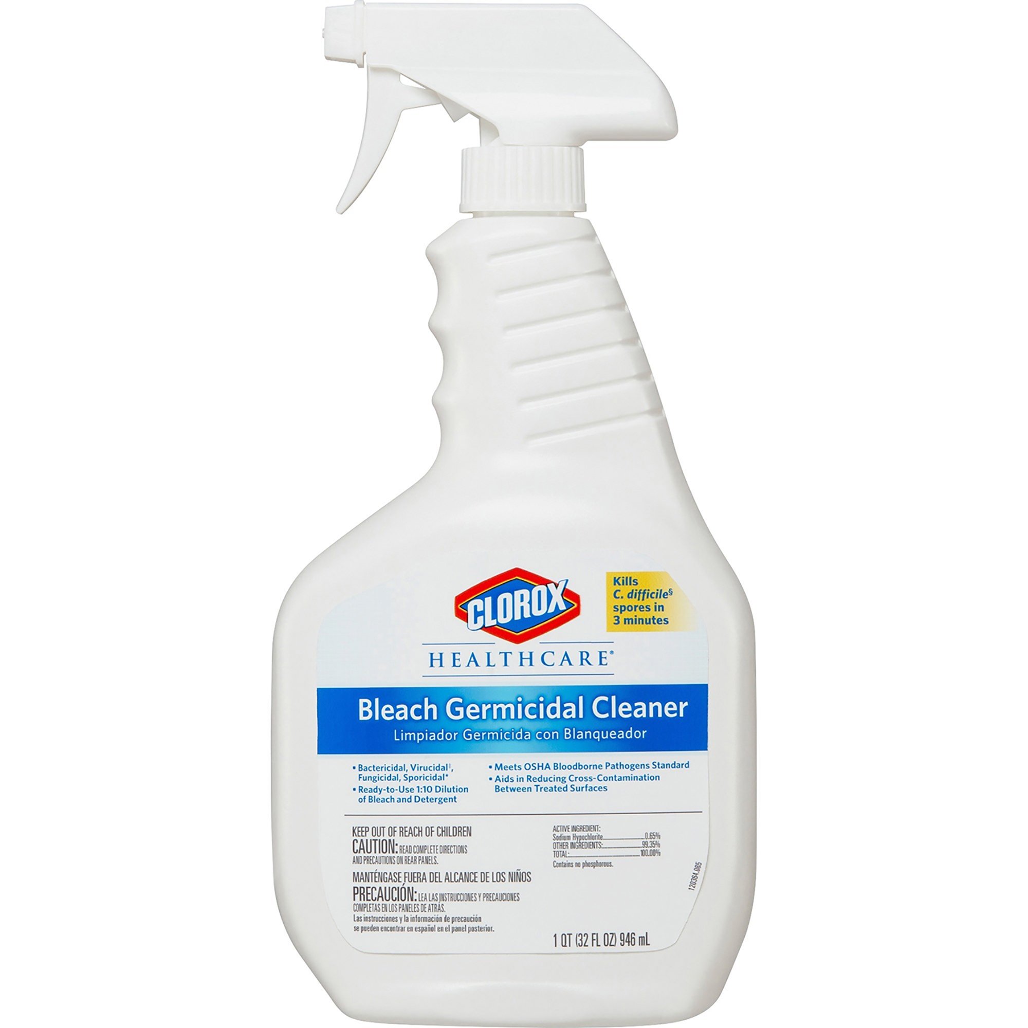 Clorox Healthcare® Bleach Surface Disinfectant Cleaner