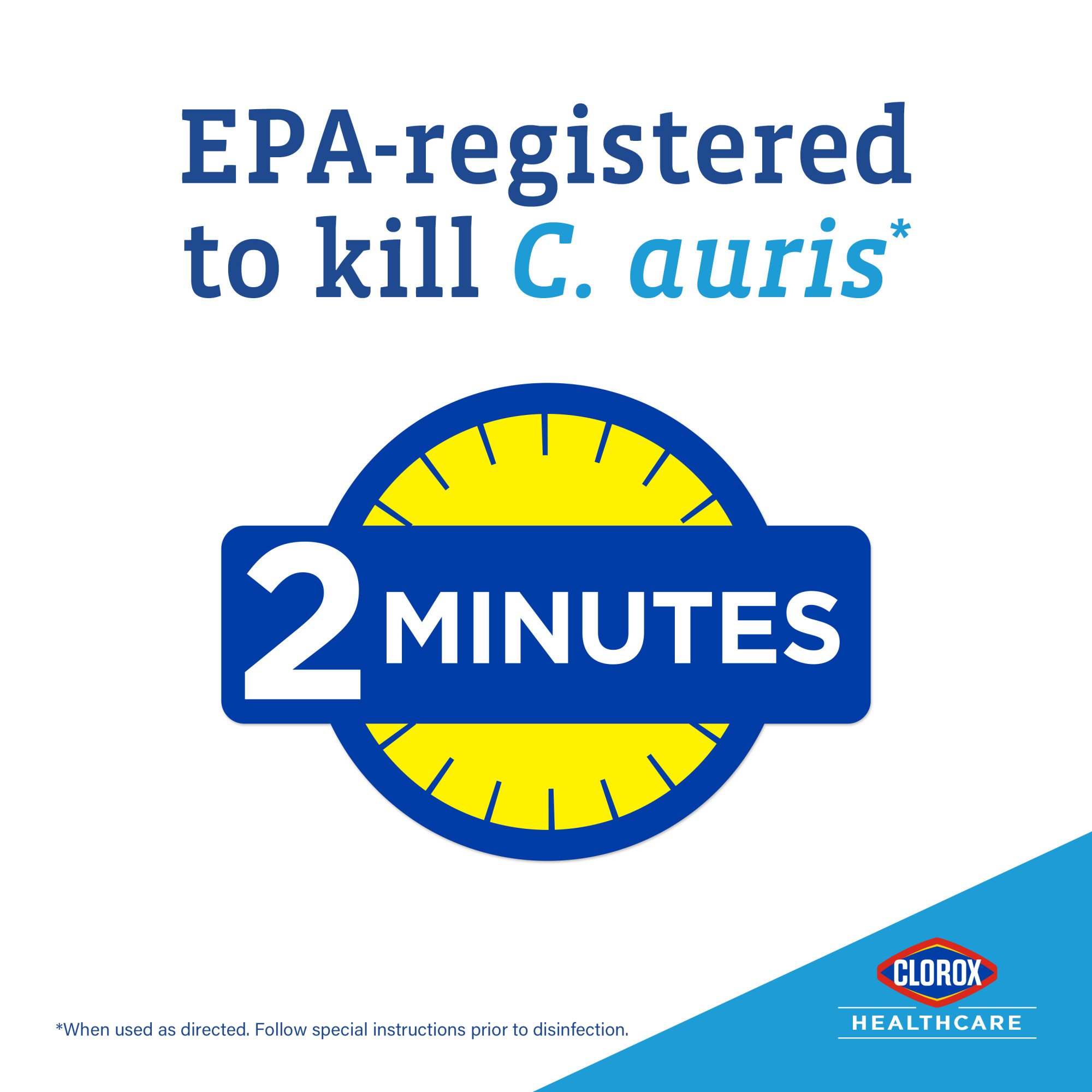 Clorox Healthcare® Hydrogen Peroxide Cleaner Disinfectant Wipes 6.75 x 5.75 Inch - Image 7