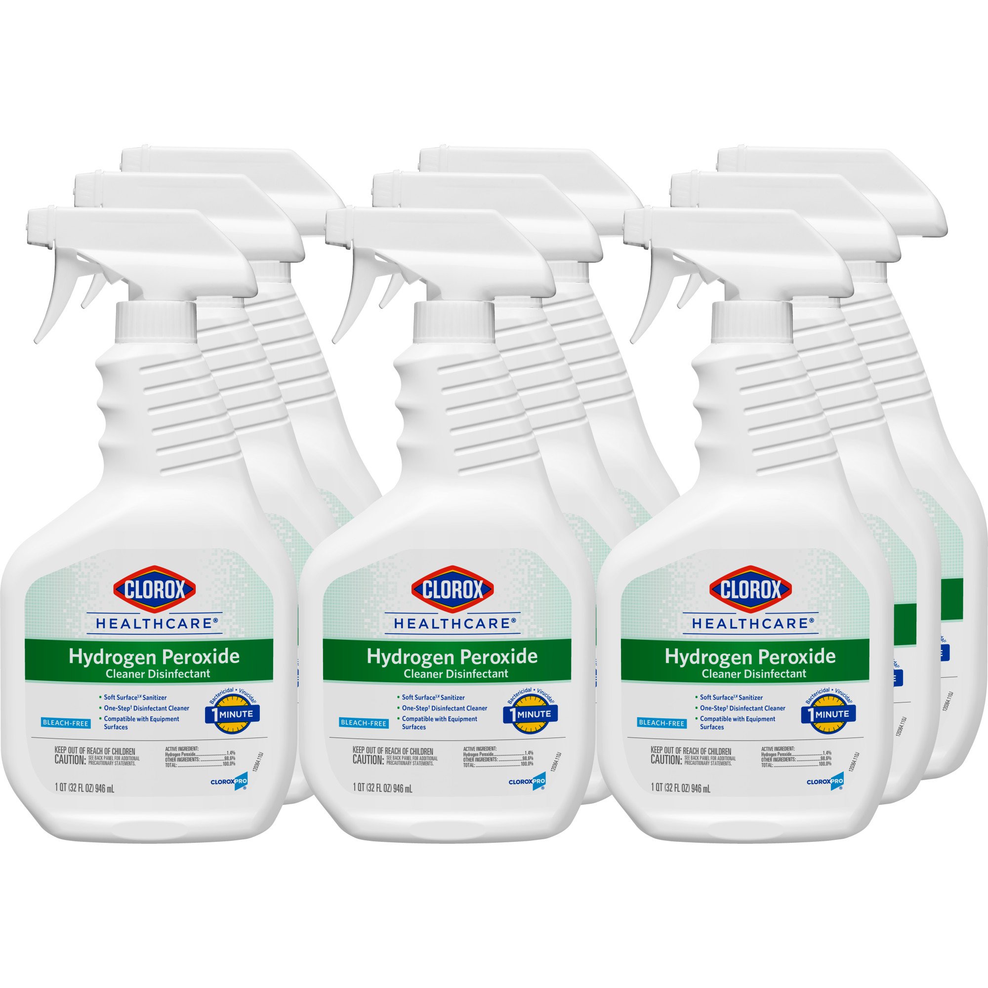 Clorox Healthcare® Hydrogen Peroxide Cleaner Disinfectant, Spray Bottle, 32 oz. - Image 5