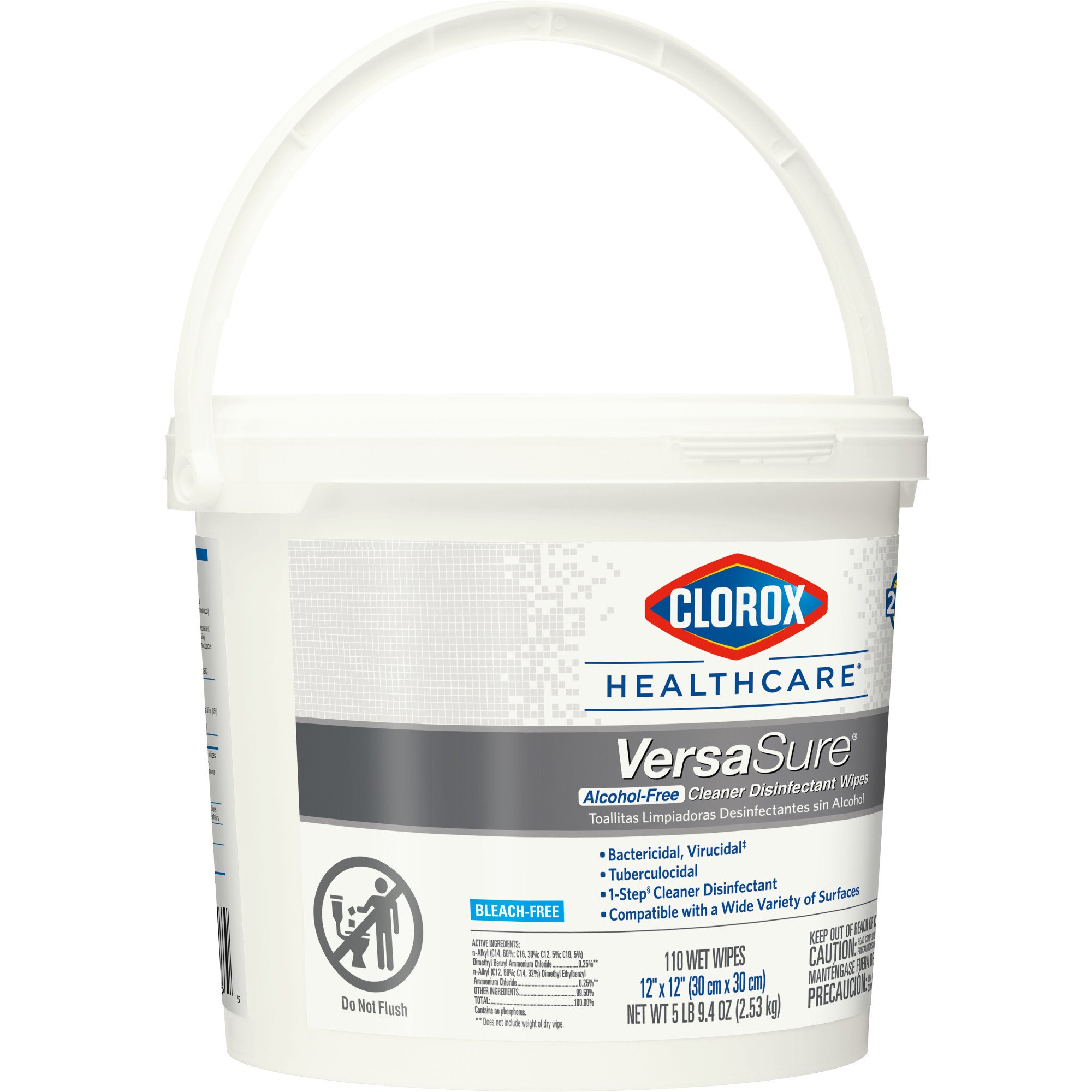 Clorox Healthcare® VersaSure® Cleaner Disinfectant Wipes, Bucket