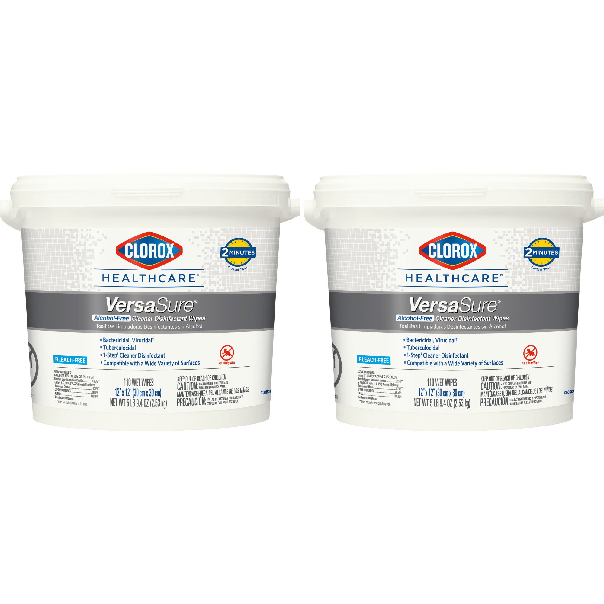 Clorox Healthcare® VersaSure® Cleaner Disinfectant Wipes, Bucket - Image 5