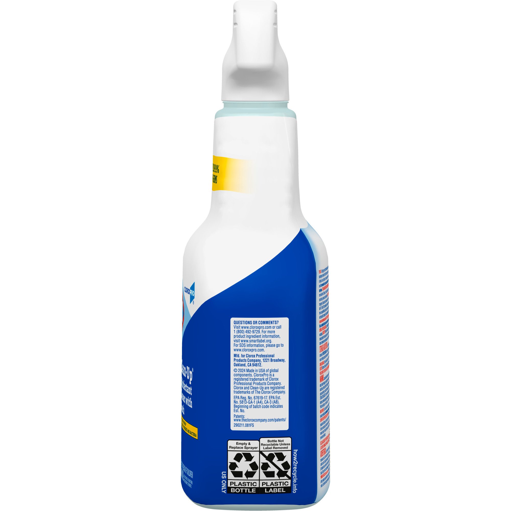 Clorox Pro™ Clean-Up® Disinfectant Cleaner w/ Bleach, 32-ounce spray bottle - Image 6