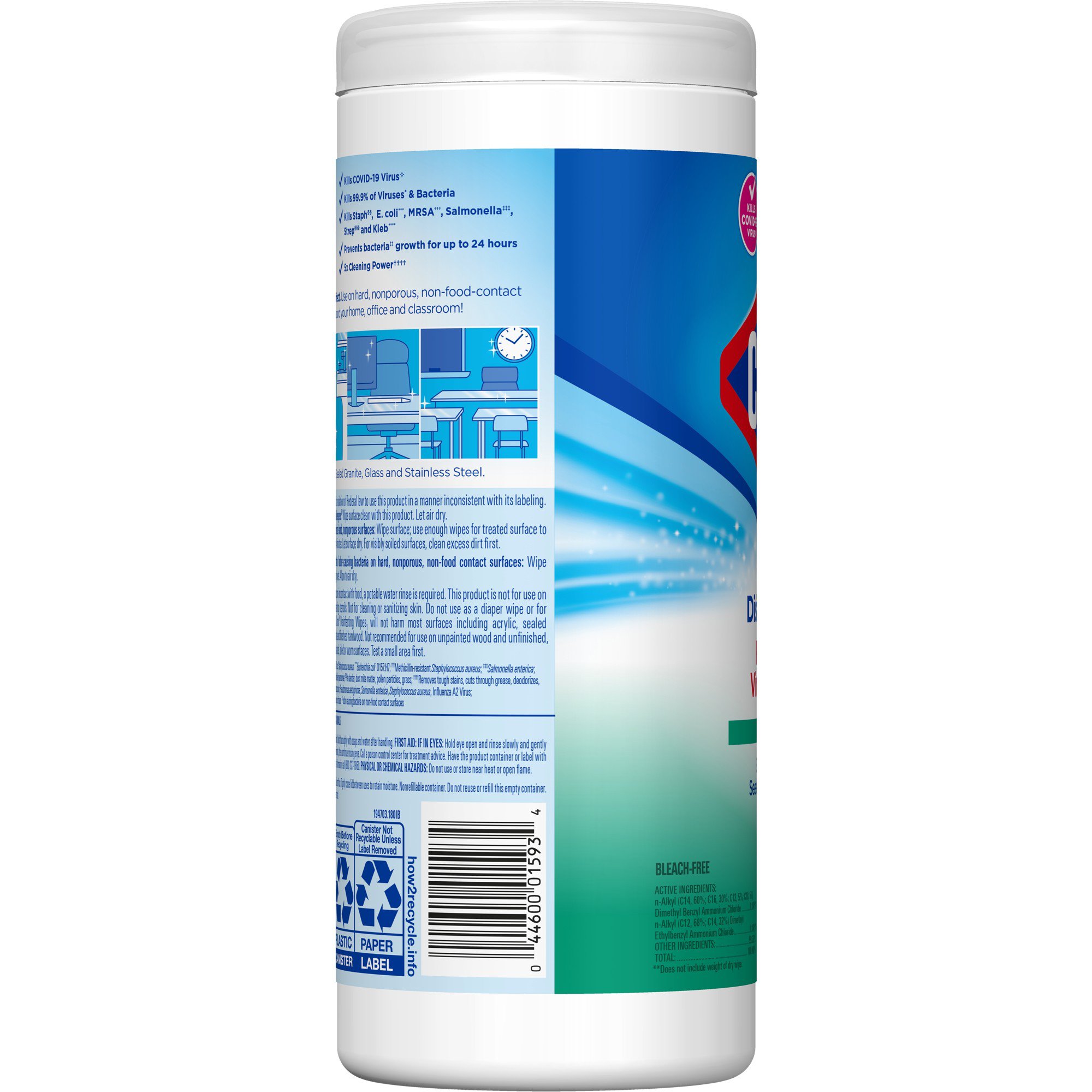 Clorox® Disinfecting Wipes, Fresh Scent, 35 ct. - Image 3