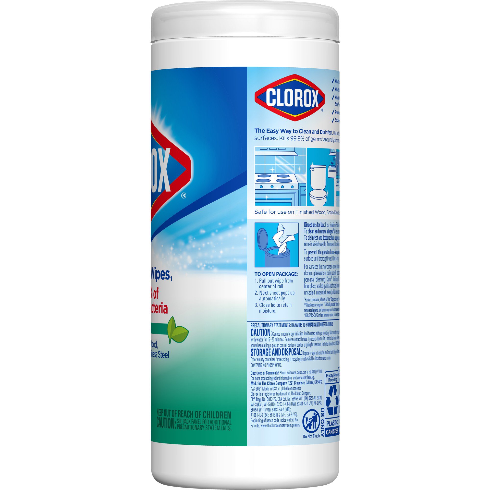 Clorox® Disinfecting Wipes, Fresh Scent, 35 ct. - Image 4