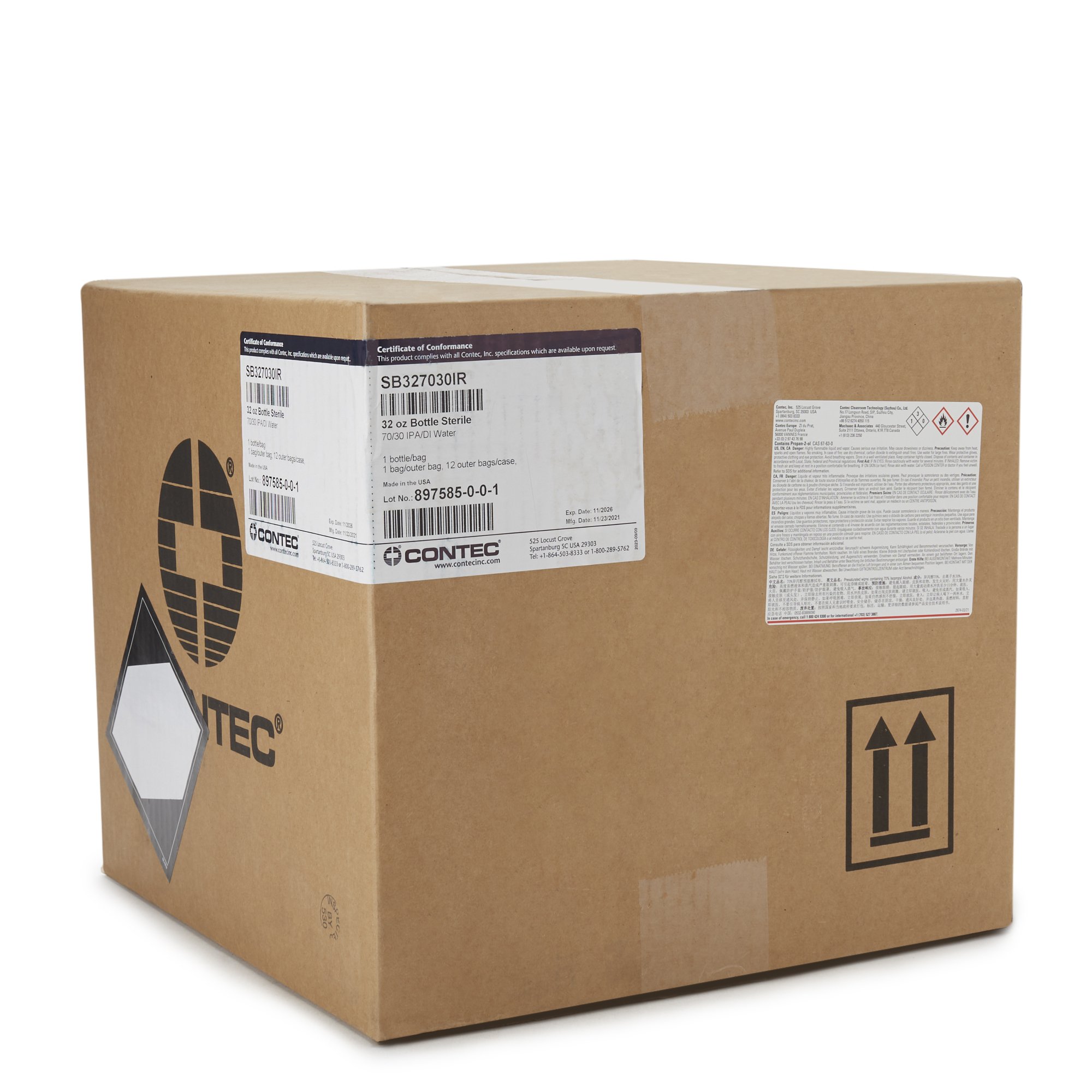 Contec® Isopropyl Alcohol Antiseptic, 32-ounce Bottle - Image 3