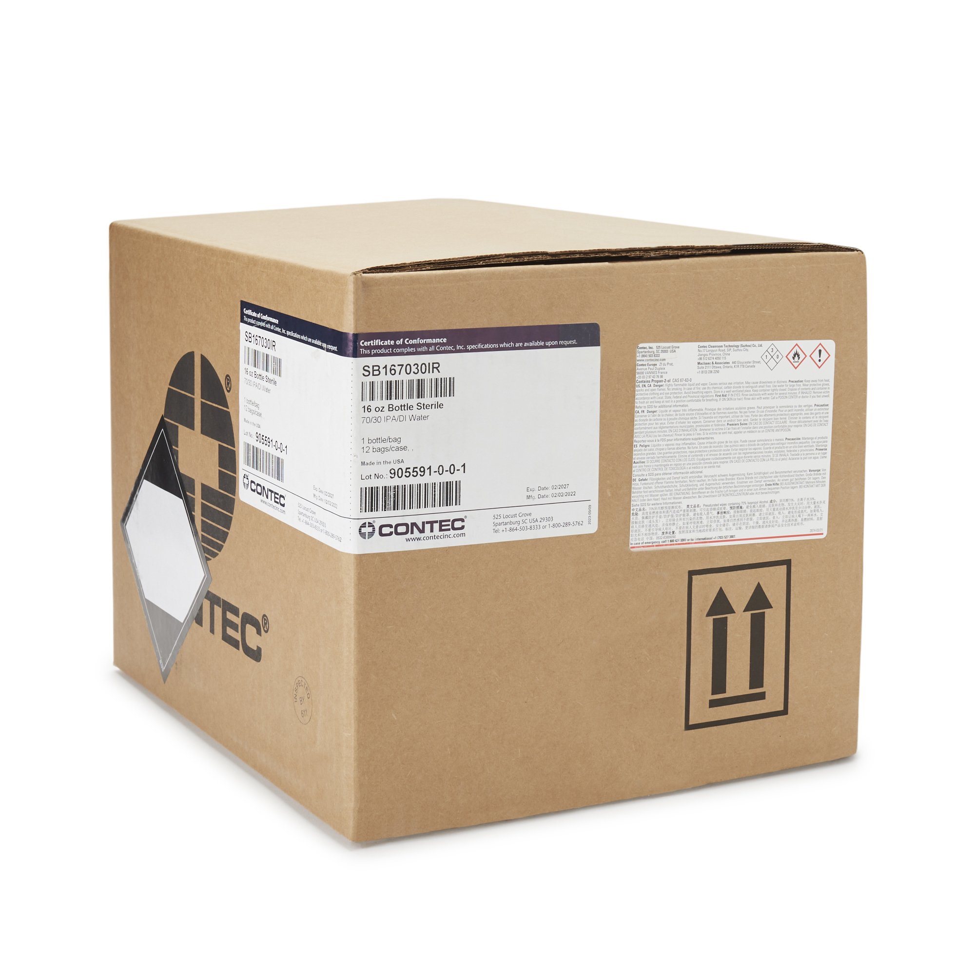 Contec® Isopropyl Alcohol Surface Disinfectant Spray, 16-ounce Spray Bottle - Image 3