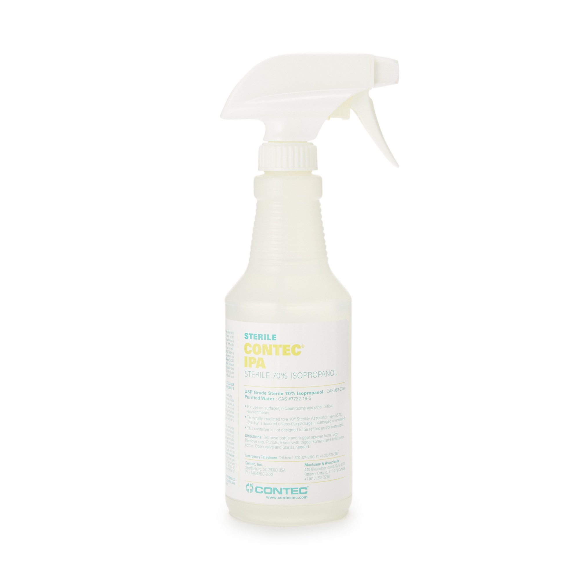 Contec® Isopropyl Alcohol Surface Disinfectant Spray, 16-ounce Spray Bottle - Image 2