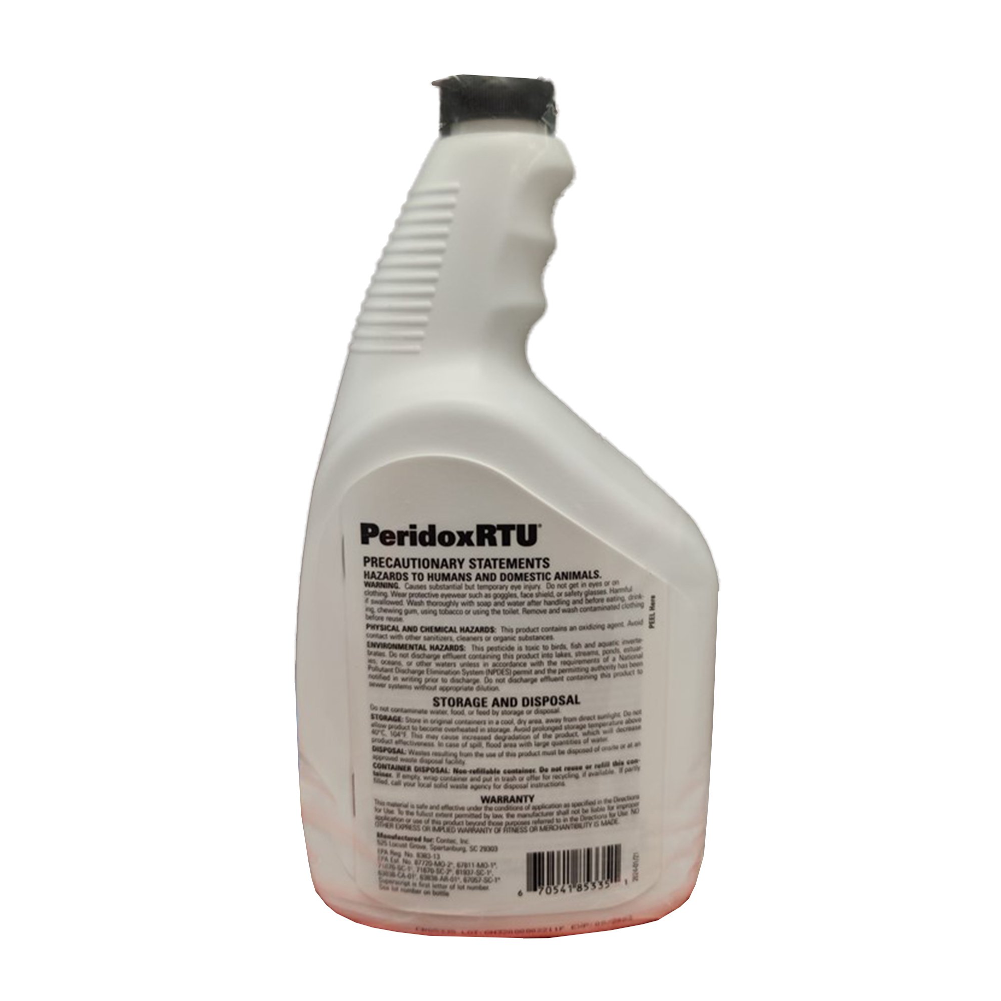 Contec™ PeridoxRTU™ Surface Disinfectant Cleaner, 32 oz. Bottle - Image 2