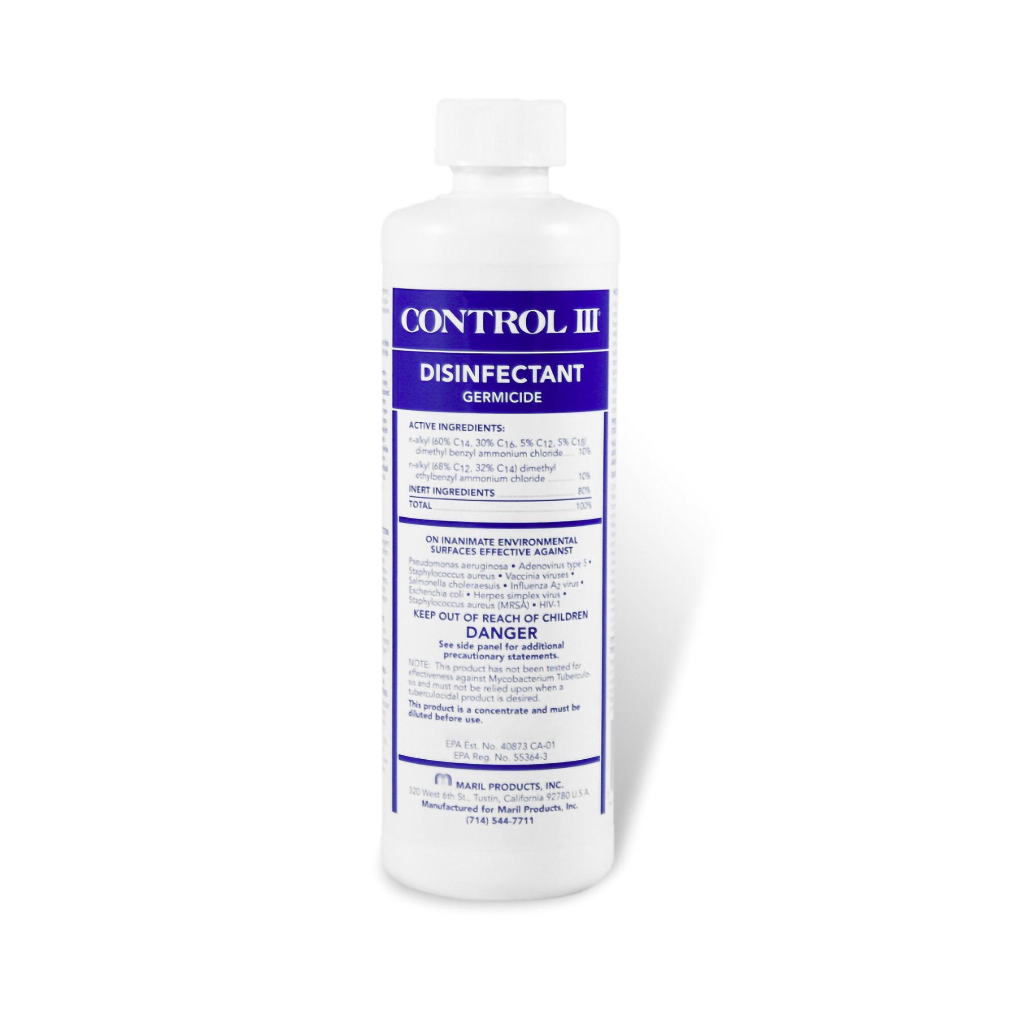 Control III® Surface Disinfectant Germicide Cleaner, 16 oz.