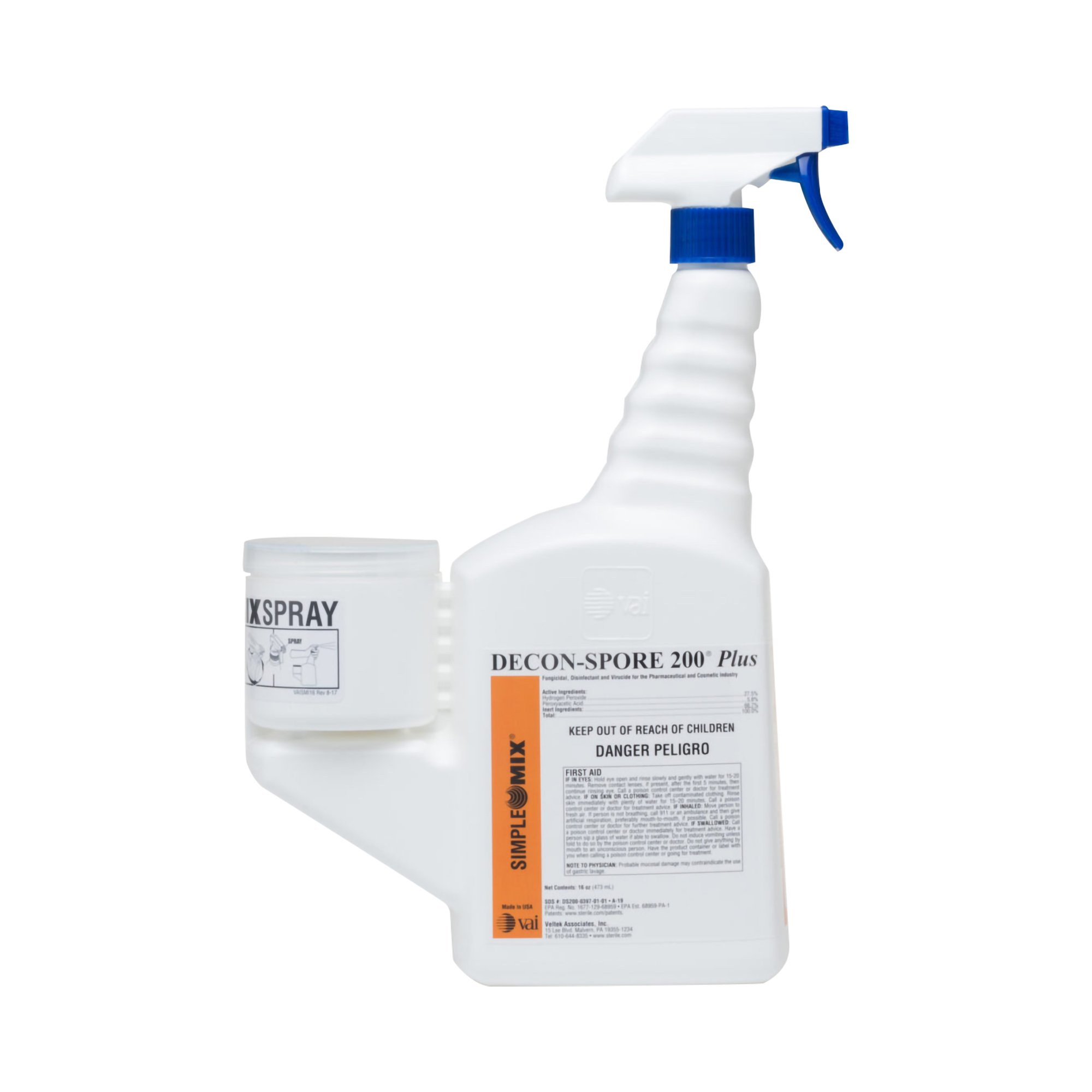 DECON-SPORE 200® Plus SimpleMix® Surface Disinfectant Cleaner, 16 oz.