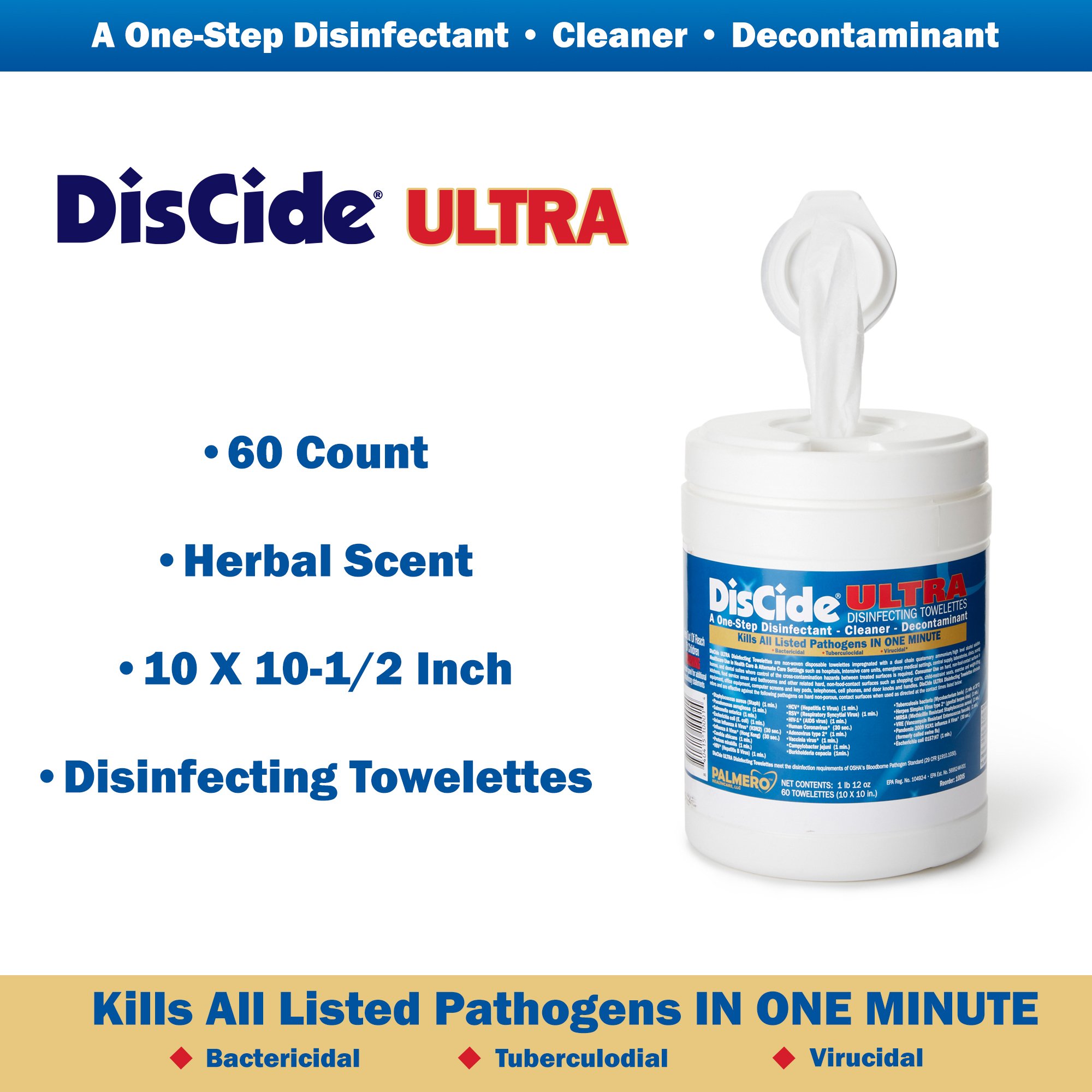 DisCide® Ultra Disinfecting Towelettes - Image 5