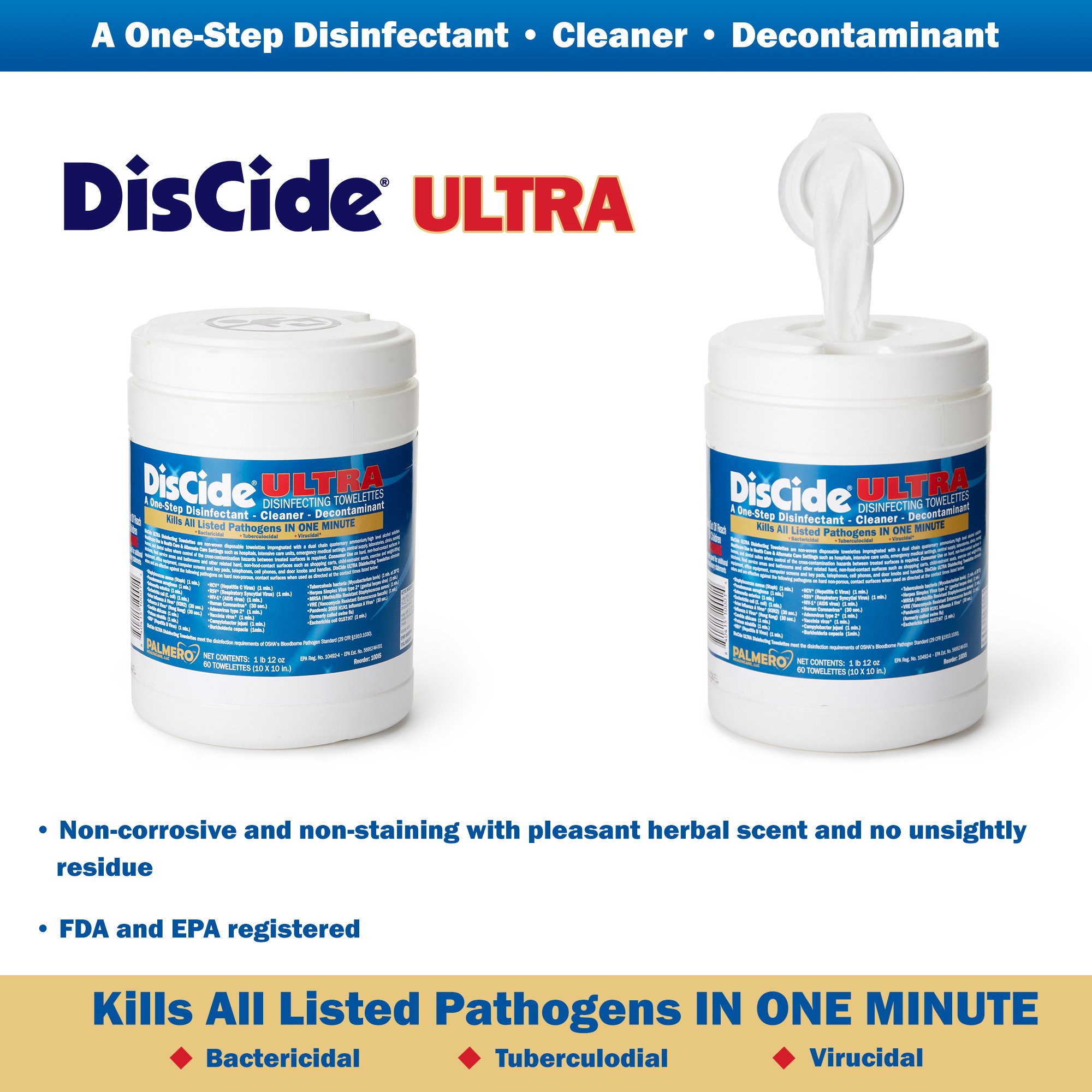 DisCide® Ultra Disinfecting Towelettes - Image 6