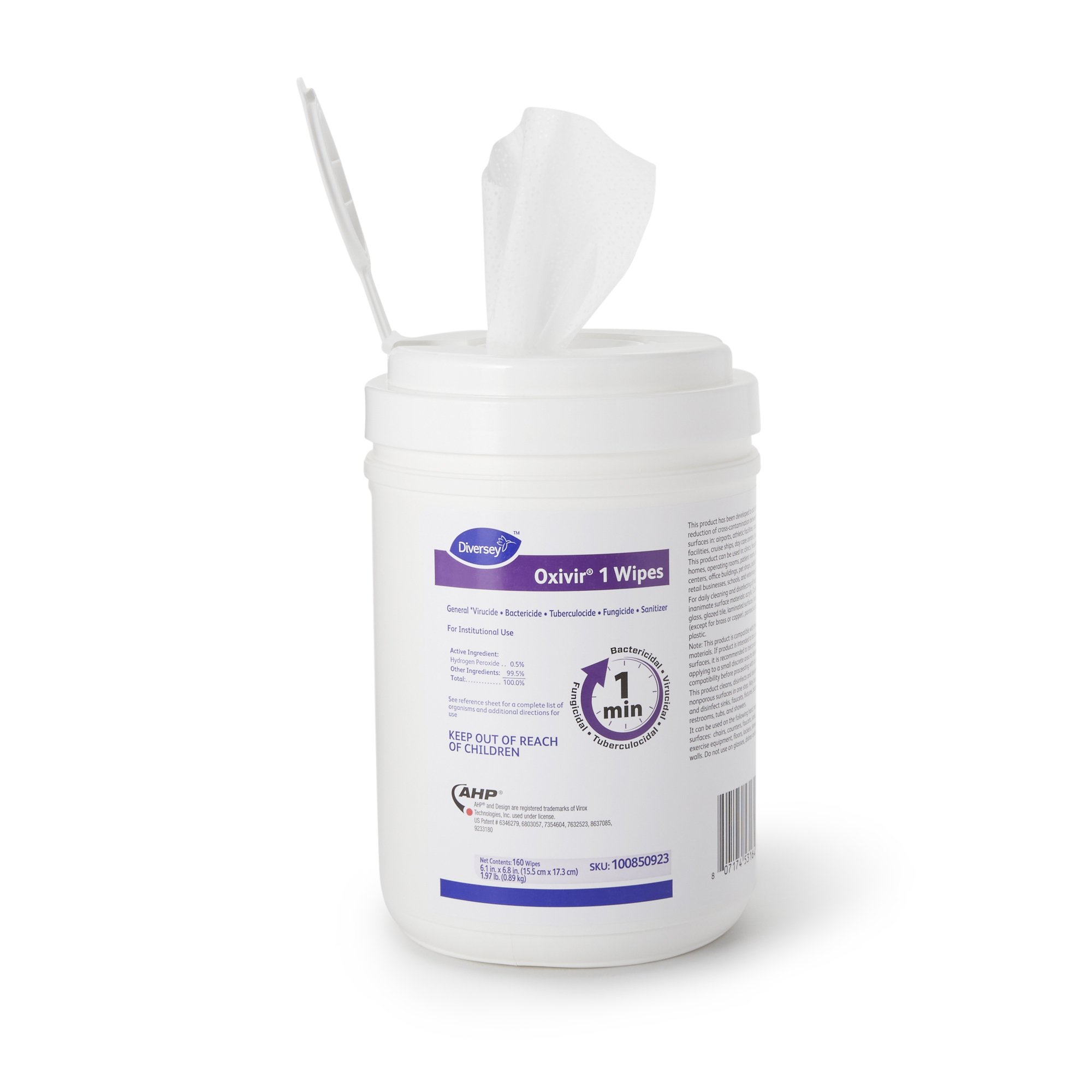 Diversey™ Oxivir® 1 Hydrogen Peroxide Surface Disinfectant Wipes - Image 2