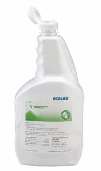 Ecolab® Virasept™ Surface Disinfectant Cleaner, 32 oz.