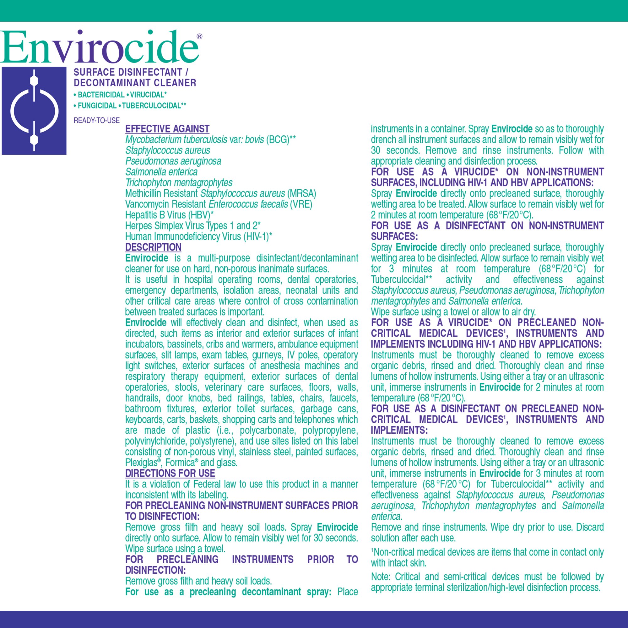 Envirocide® Surface Disinfectant Cleaner - Image 4