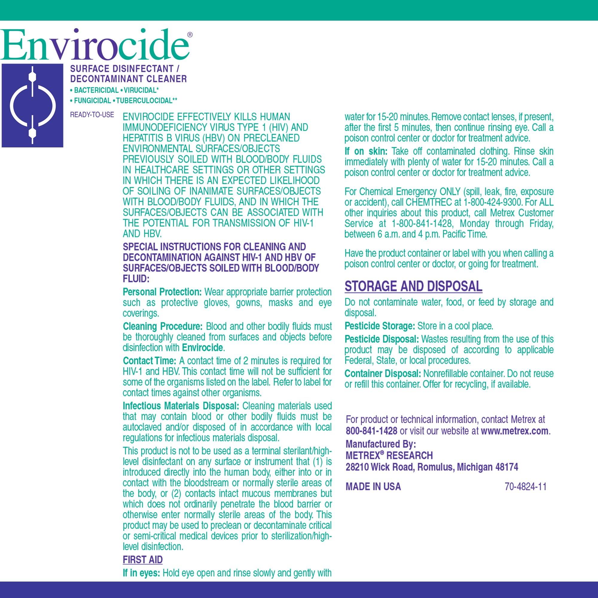 Envirocide® Surface Disinfectant Cleaner - Image 5
