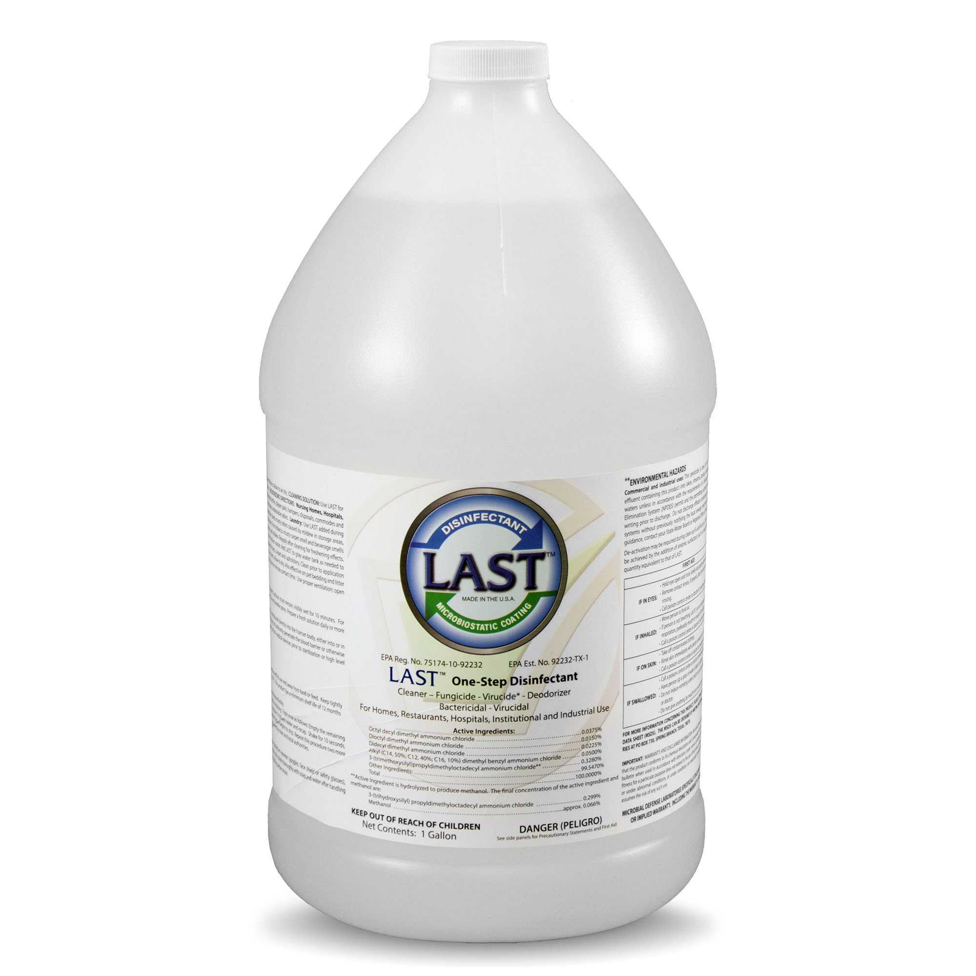 Last™ Microbiostatic Surface Disinfectant Cleaner
